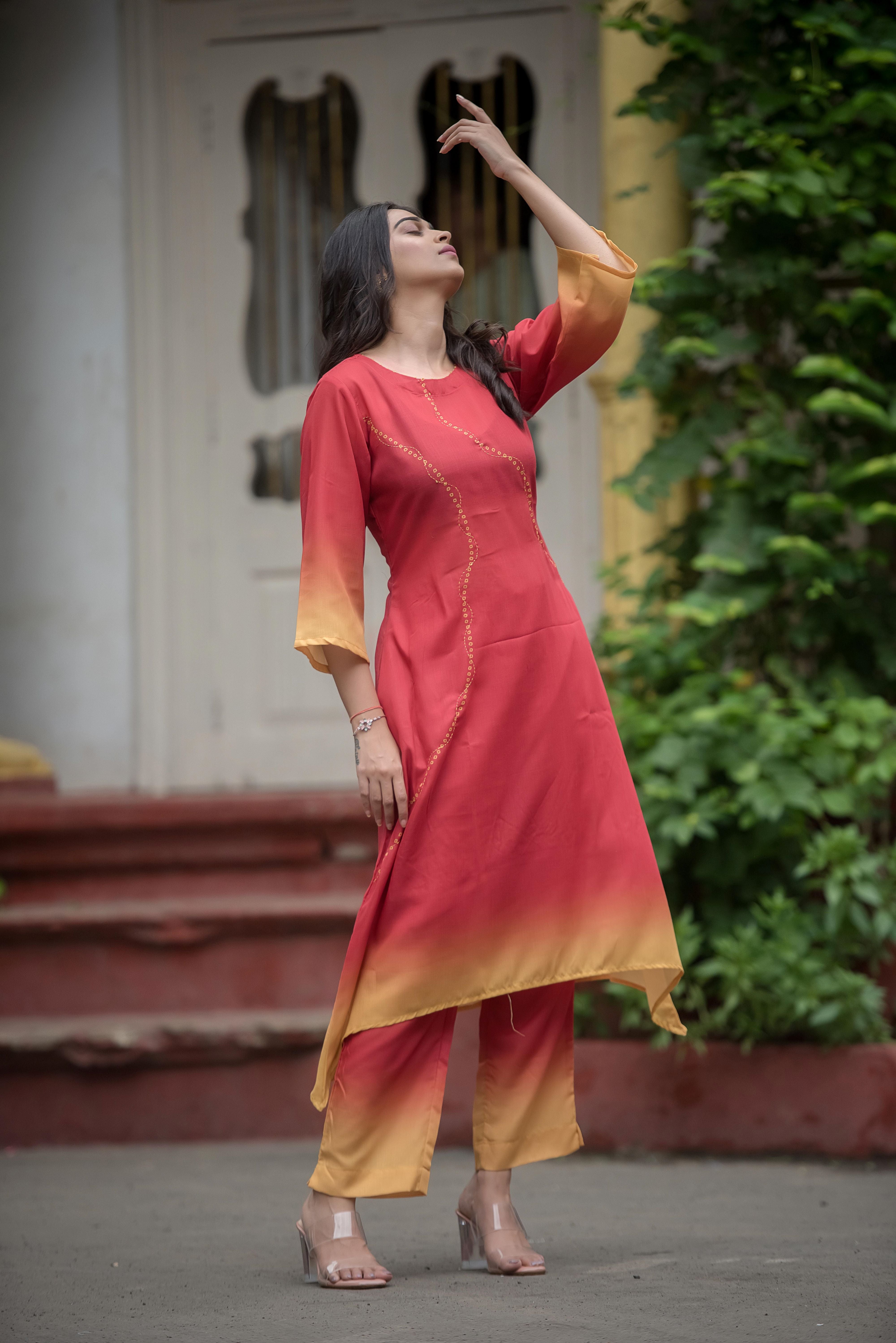 Classic Orange Co-ord Set
