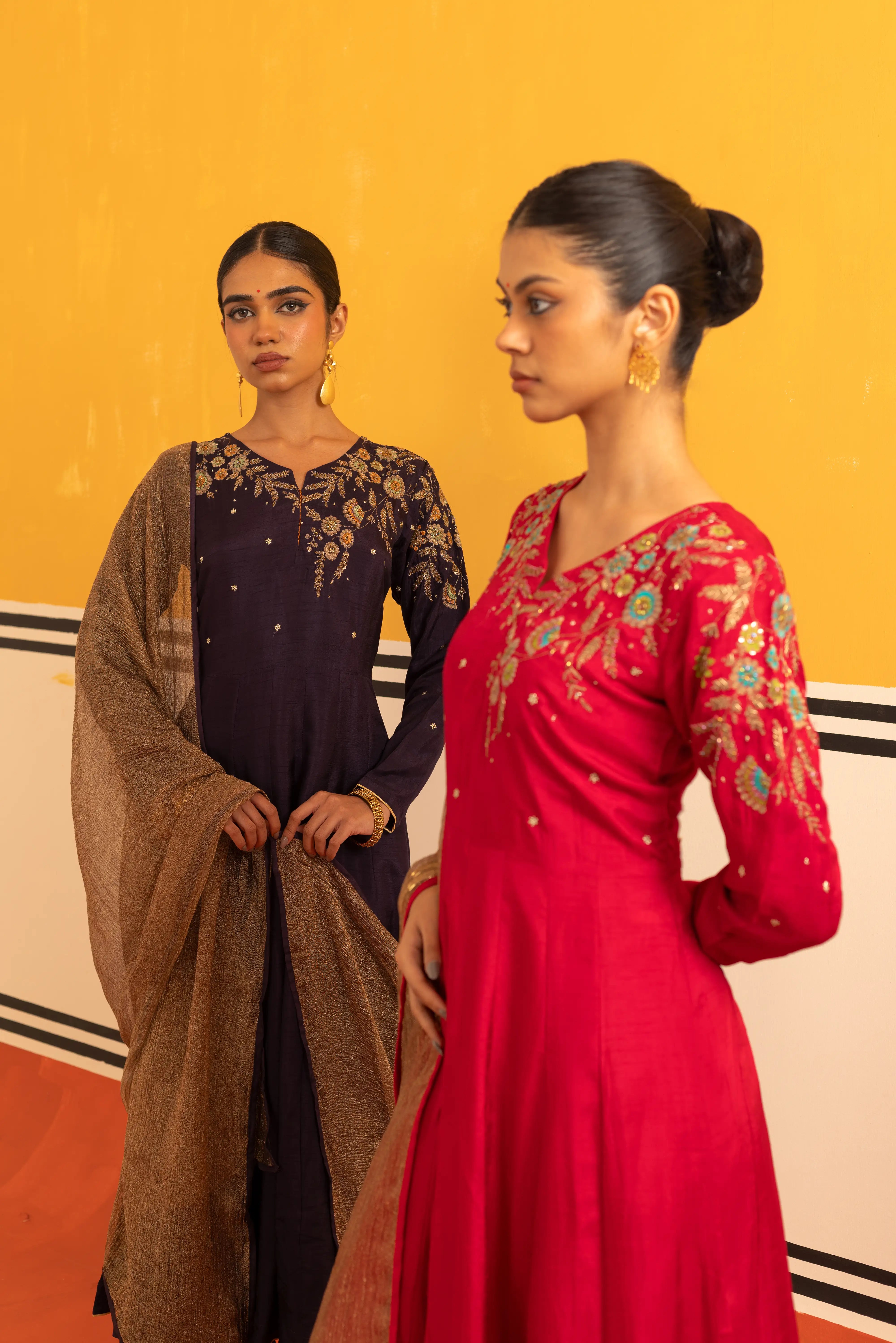 Stunning Rani Flared Suit Set