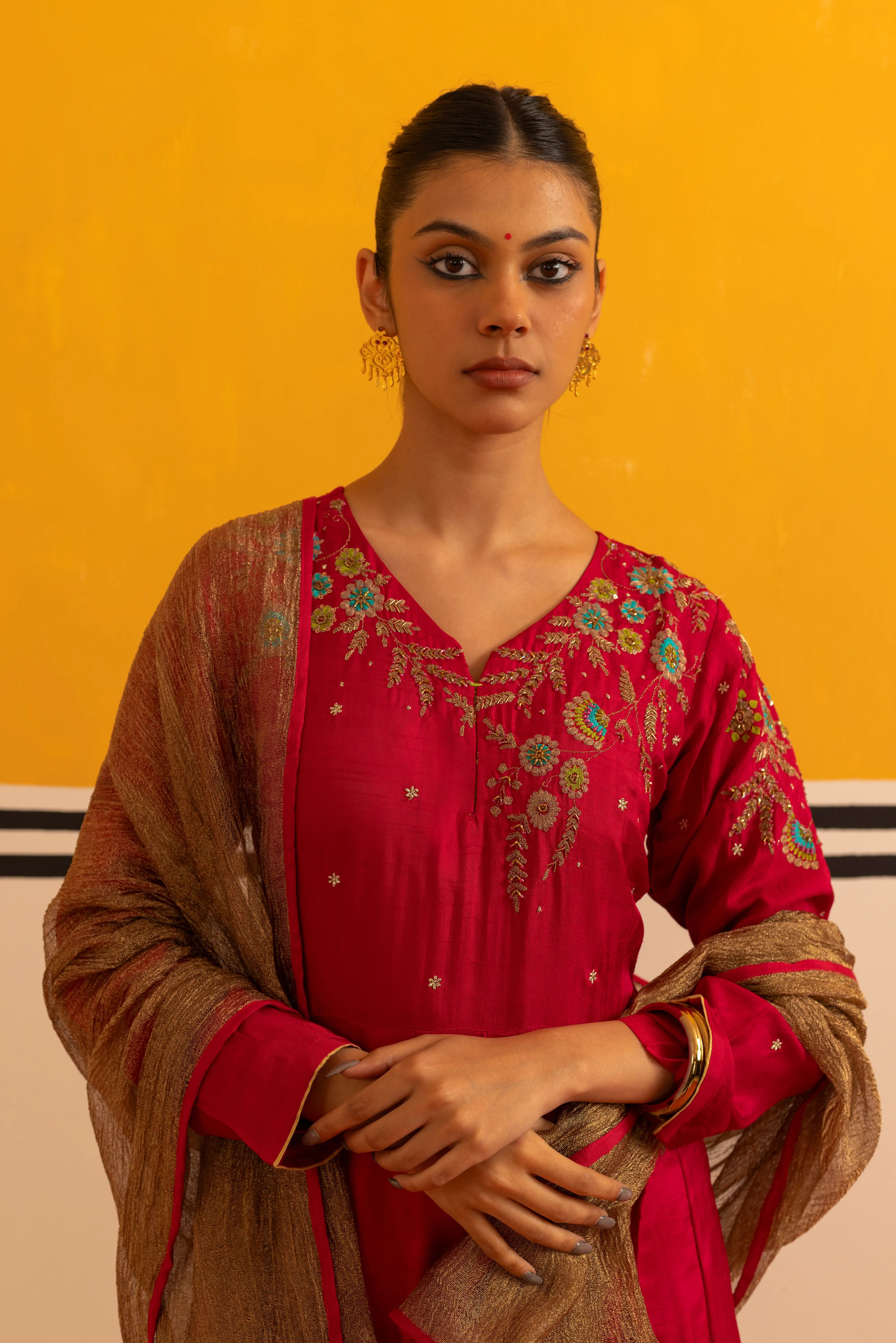 Stunning Rani Flared Suit Set