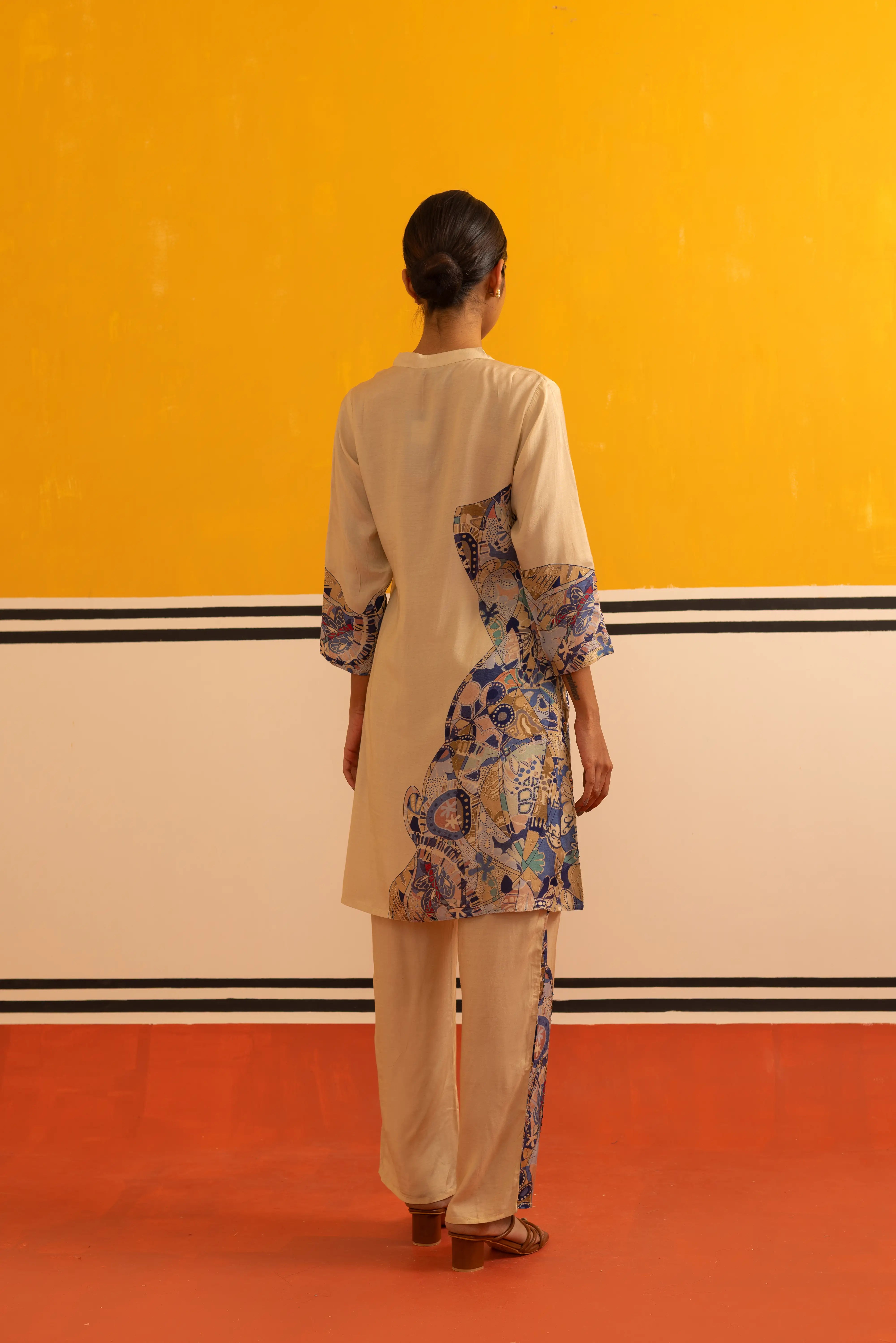 Blue Grey Co-ord Set