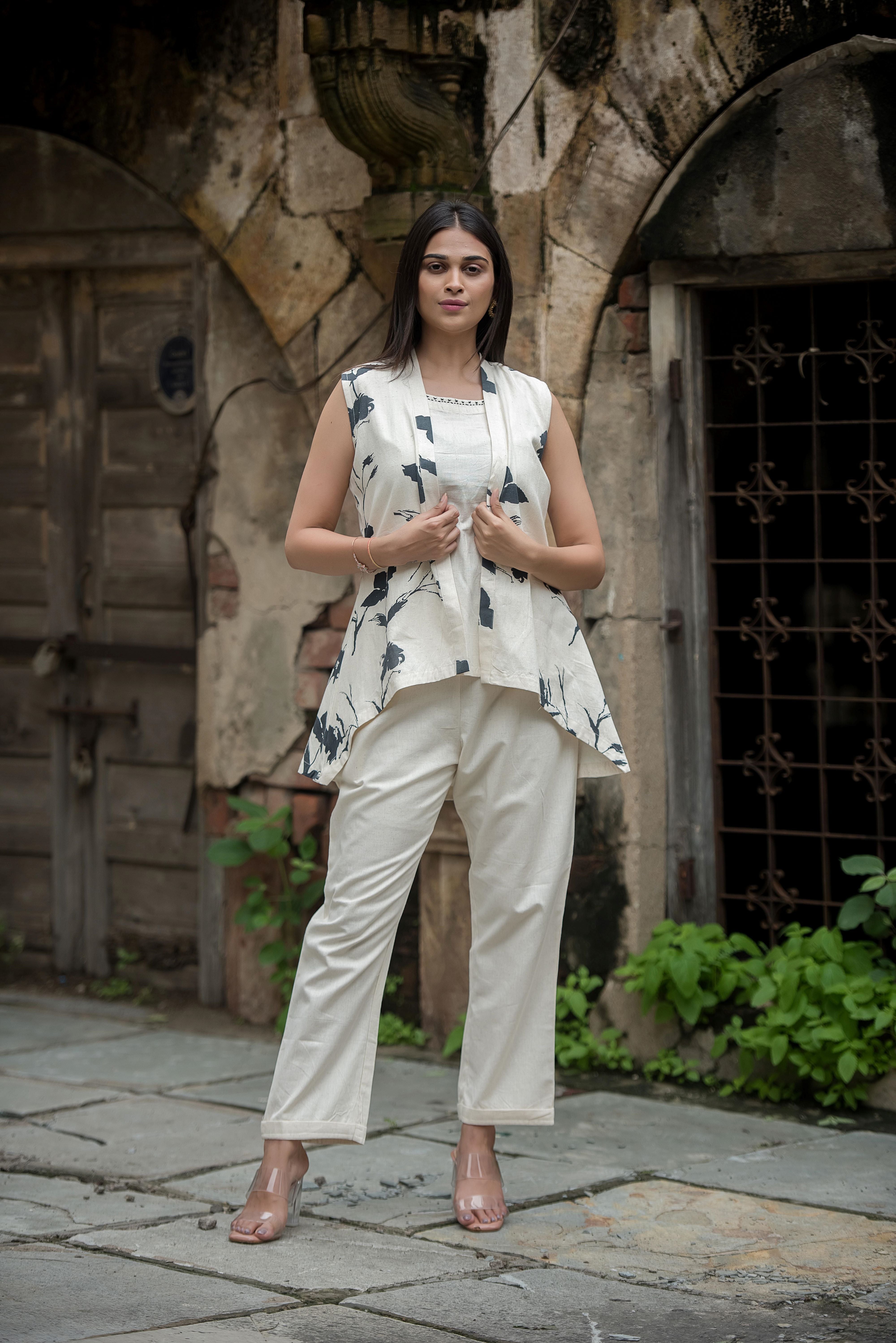 Graceful Beige Co-ord Set