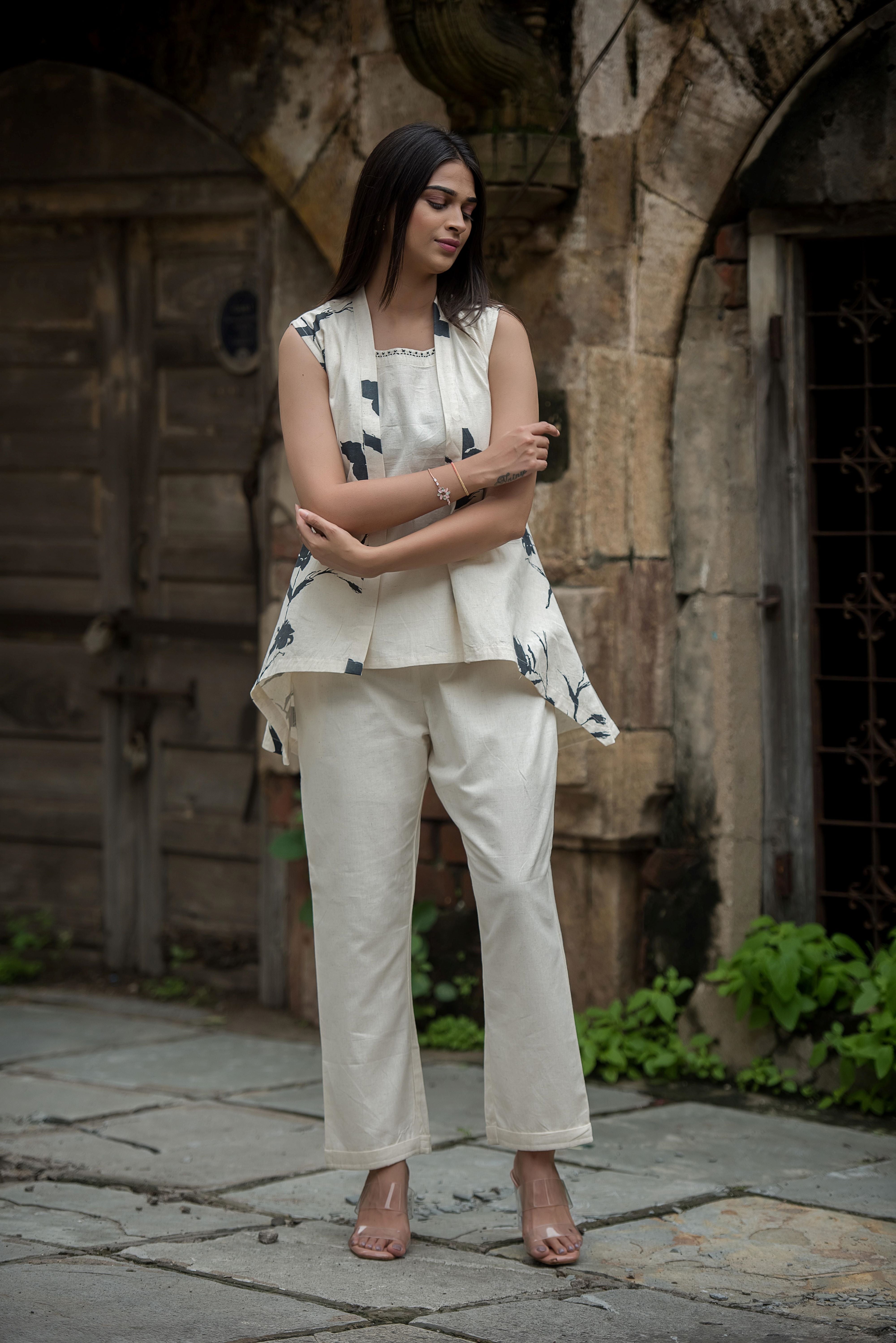 Graceful Beige Co-ord Set