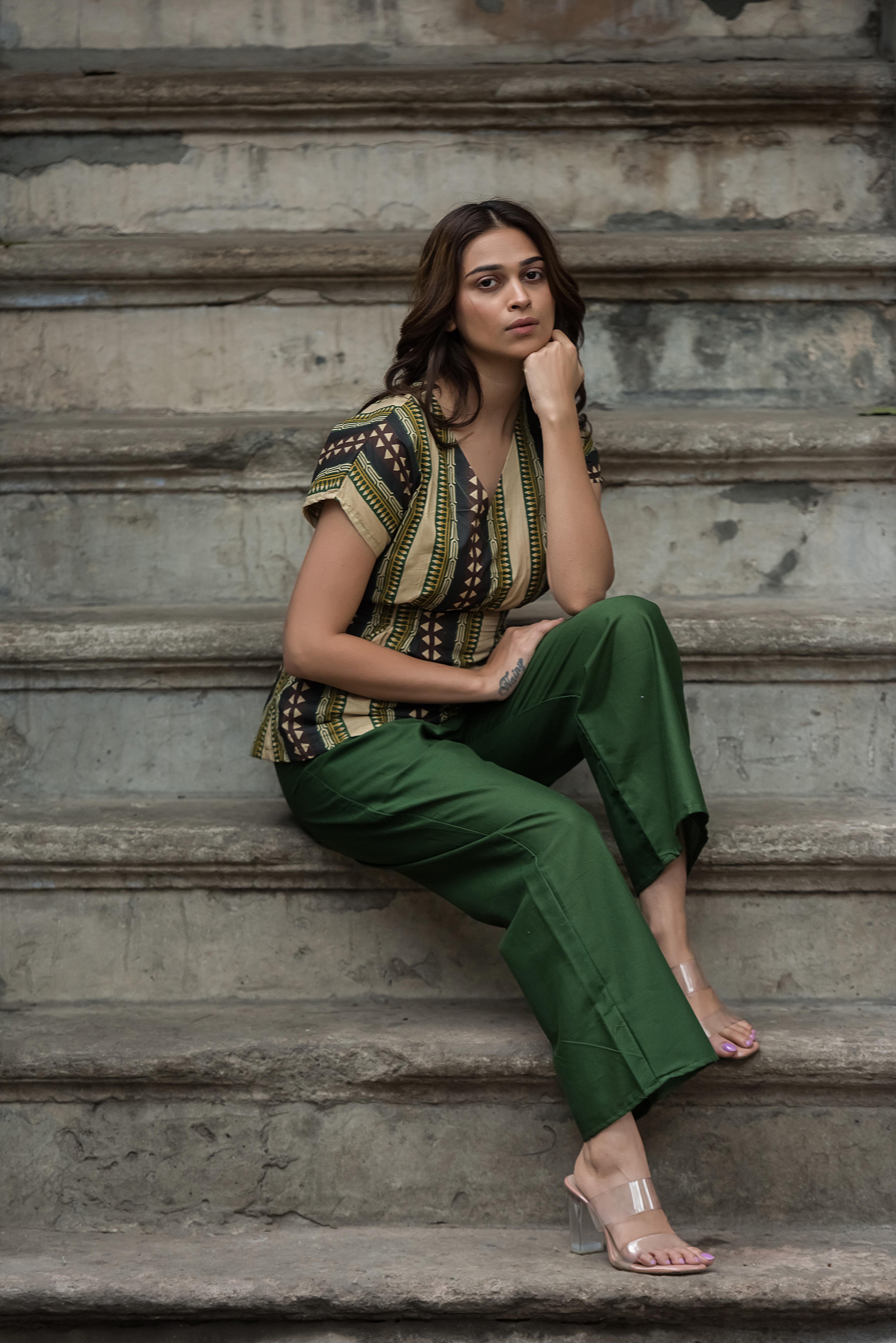 Green Elegance — The Classic Co-ord Set