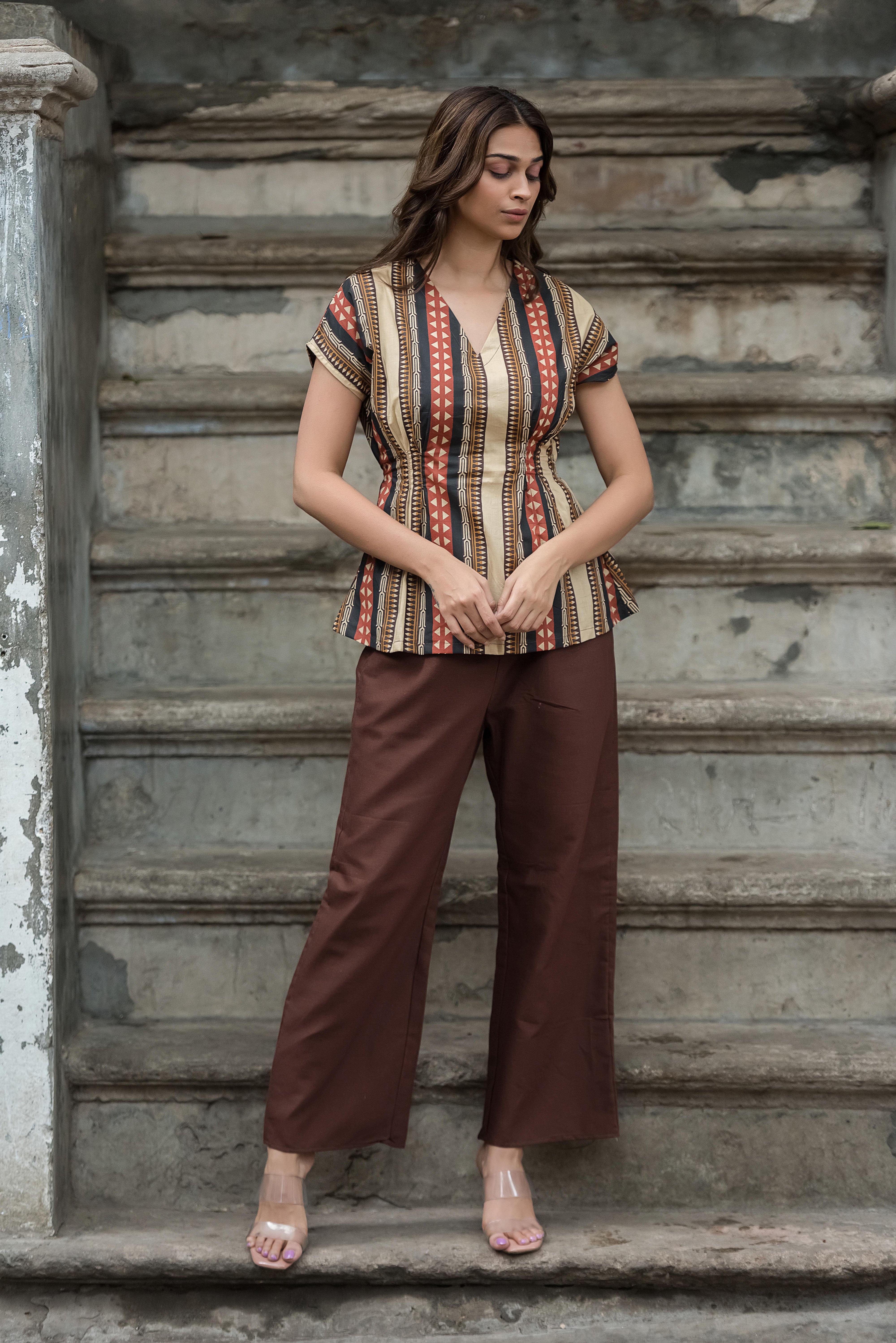 Brown Elegance — The Classic Co-ord Set