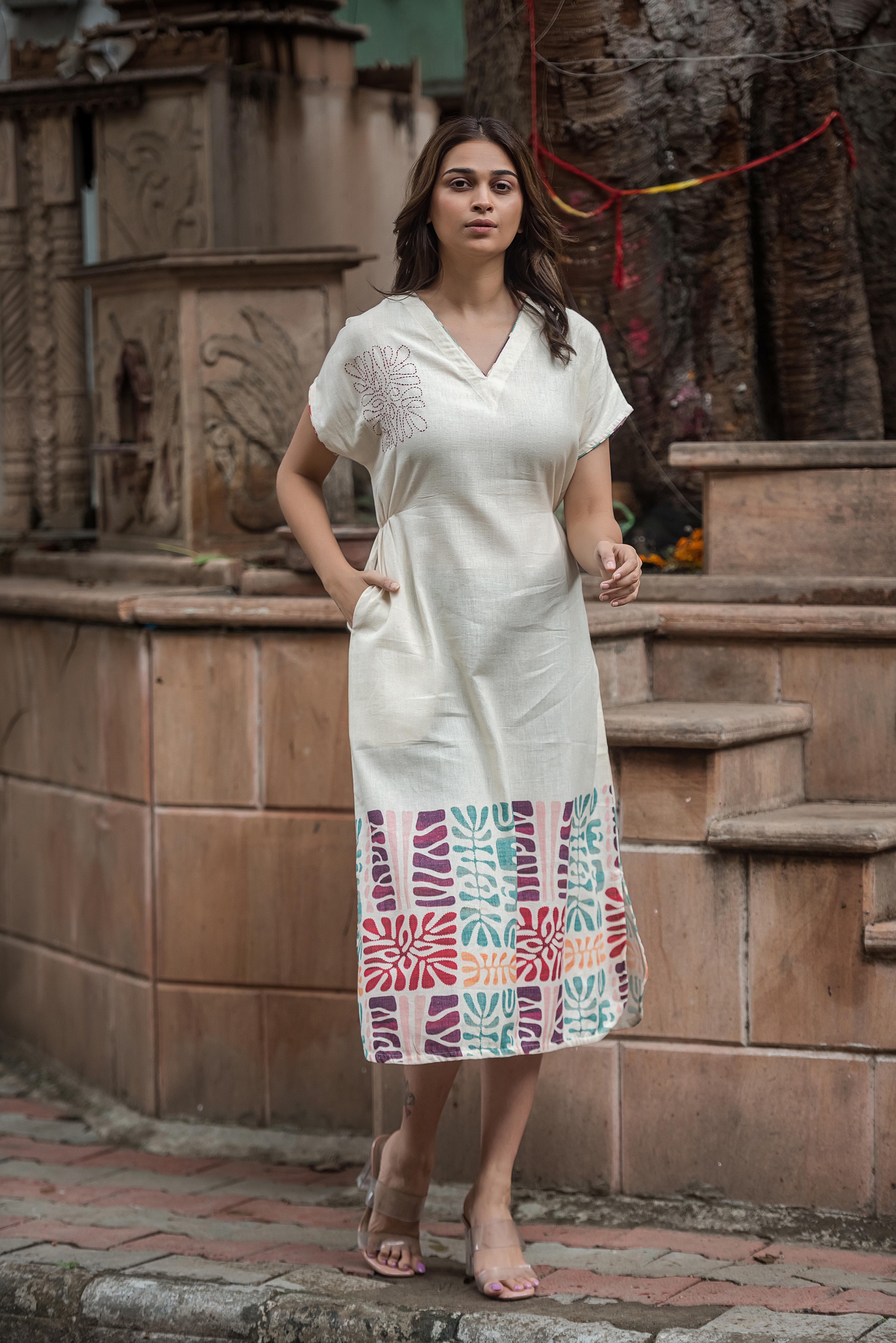 Beige Beauty — The Applecut Dress