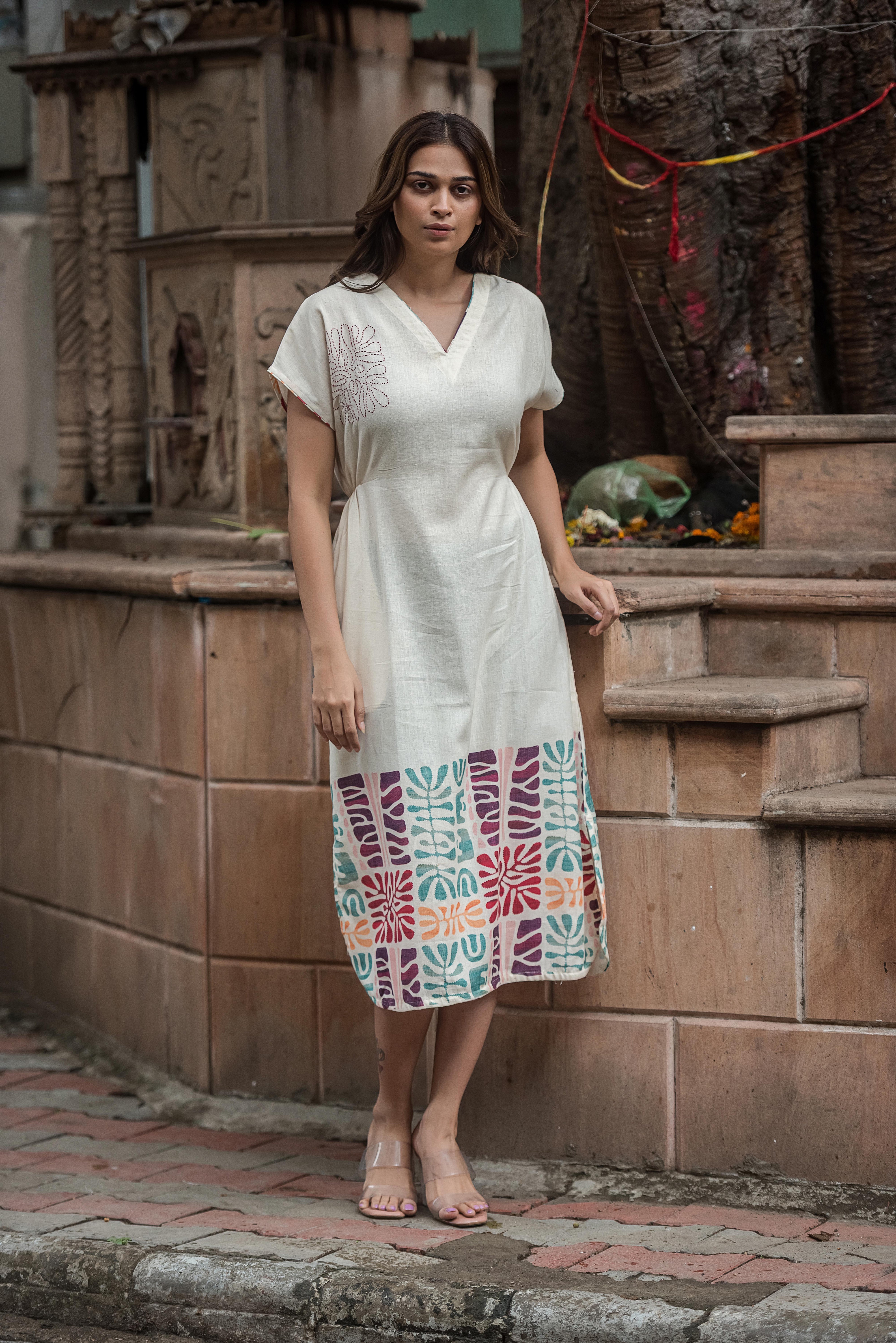 Beige Beauty — The Applecut Dress