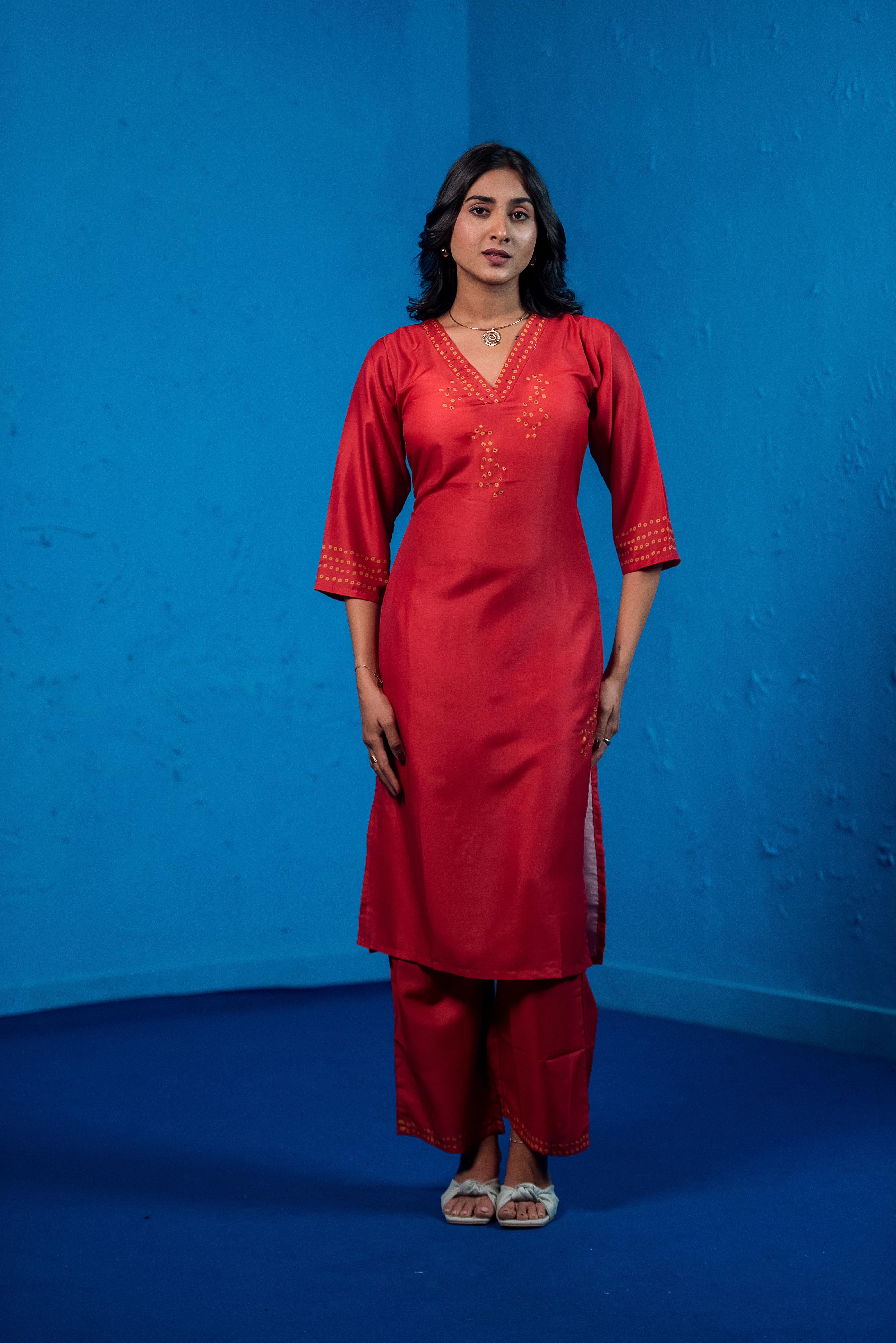 Refined Orange Co-ord Set