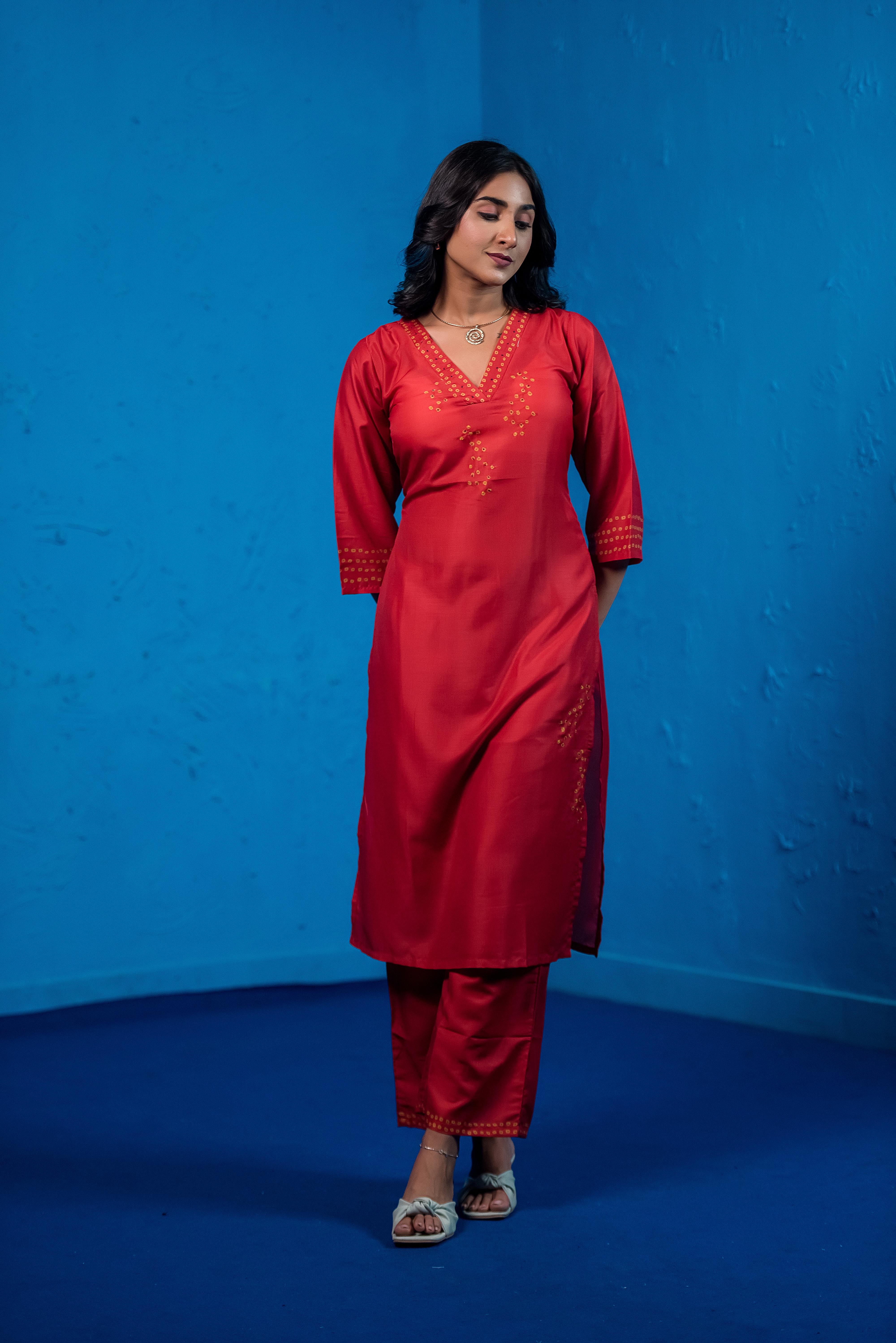 Refined Orange Co-ord Set