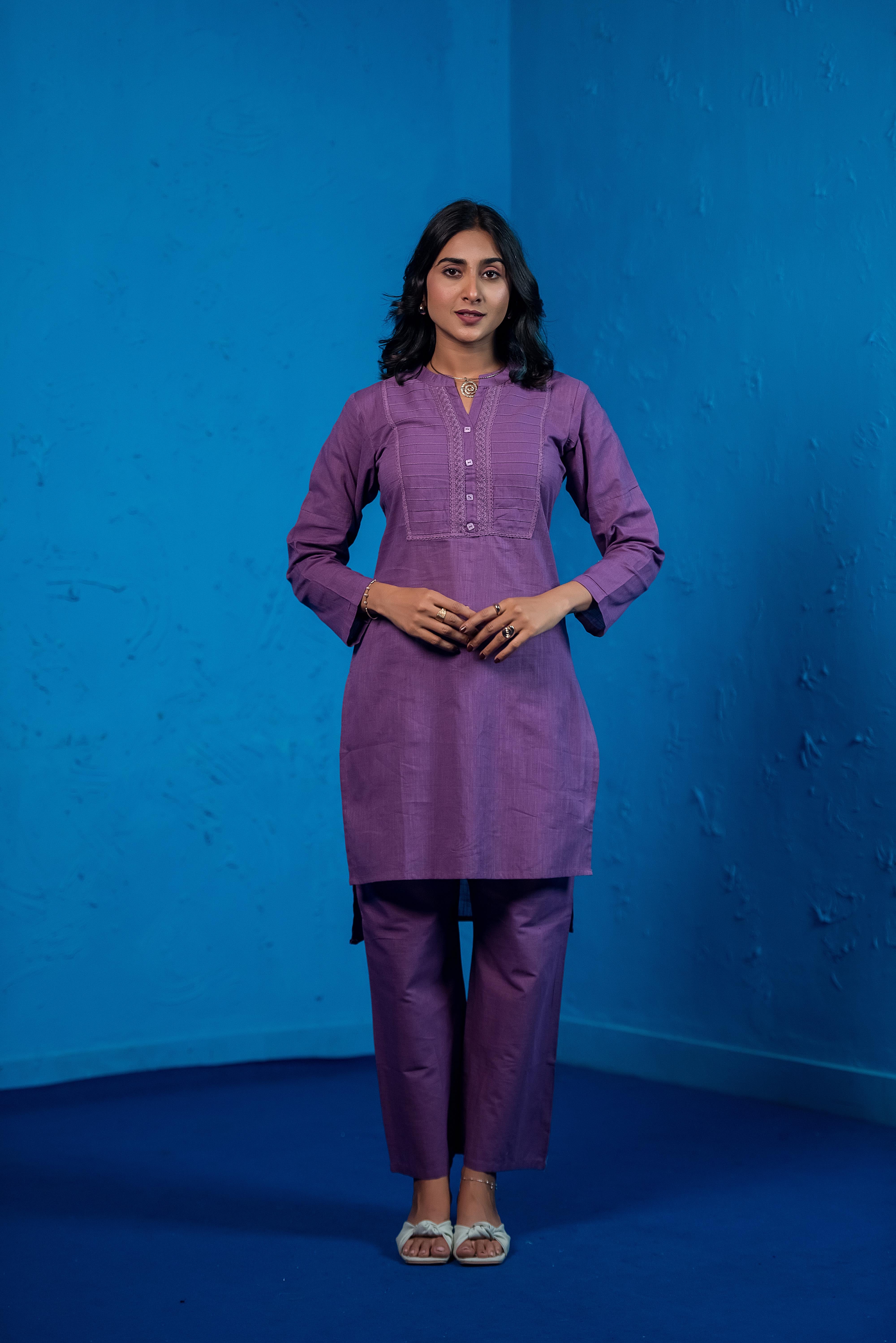 Classic Purple Co-ord Set