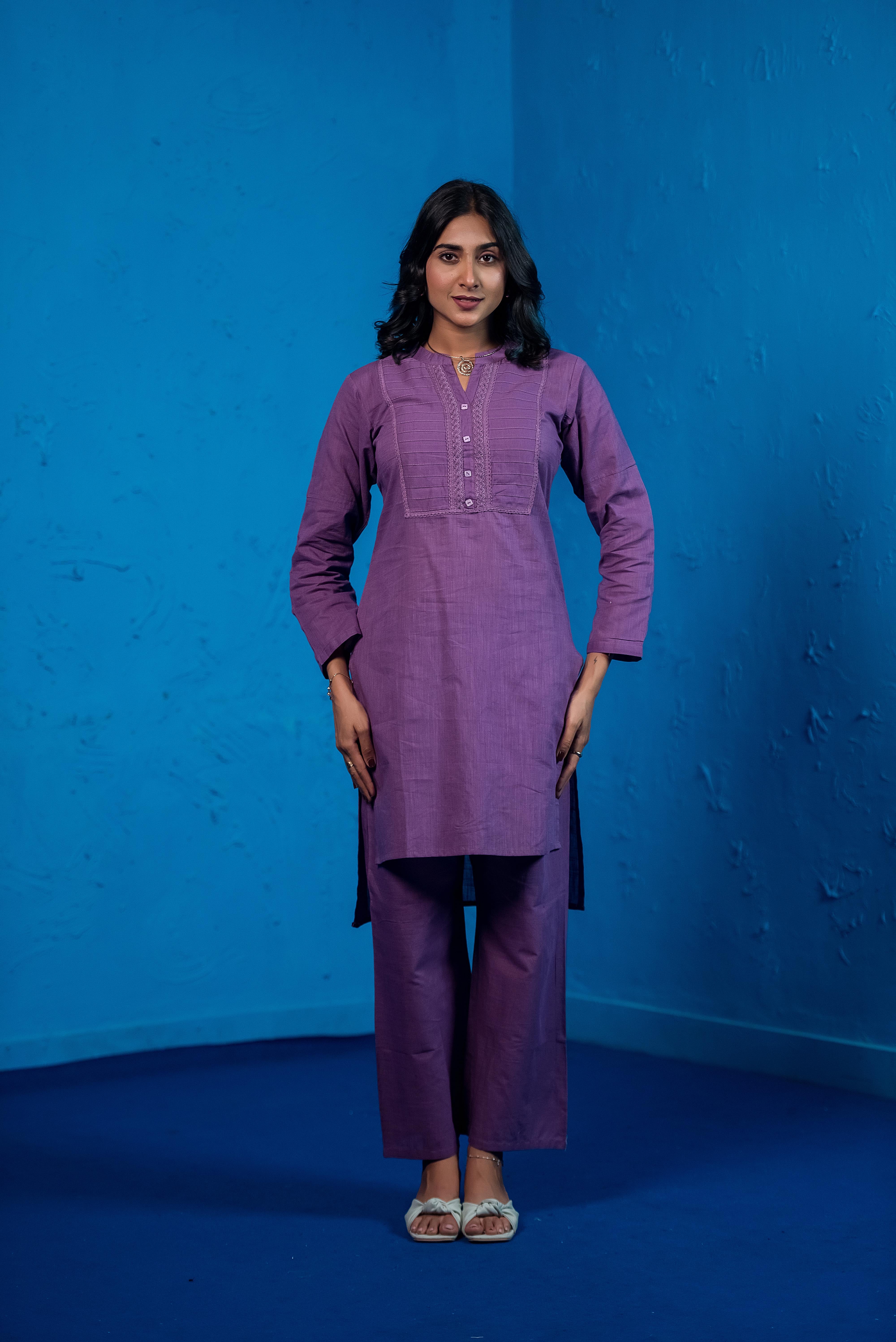 Classic Purple Co-ord Set