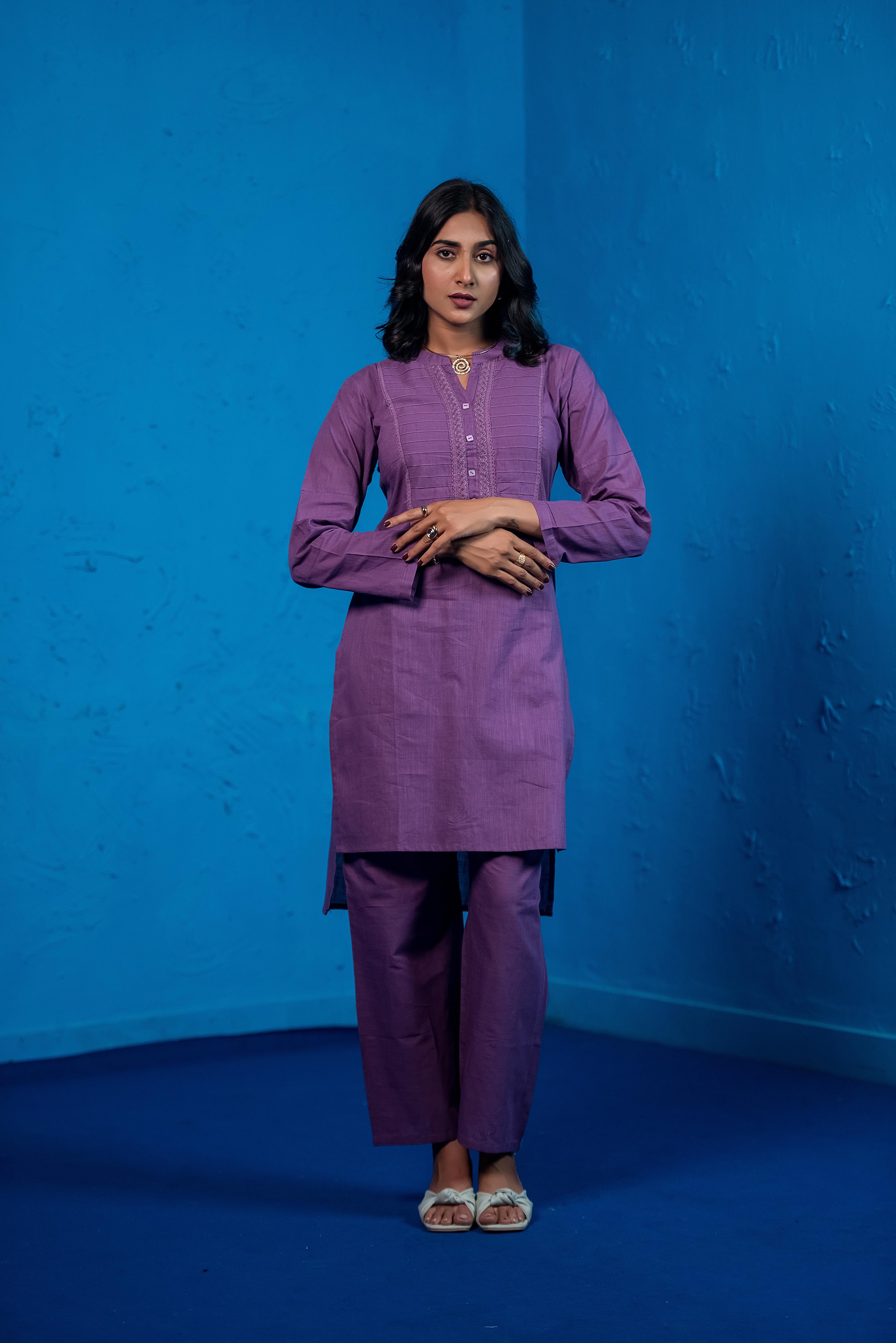 Classic Purple Co-ord Set