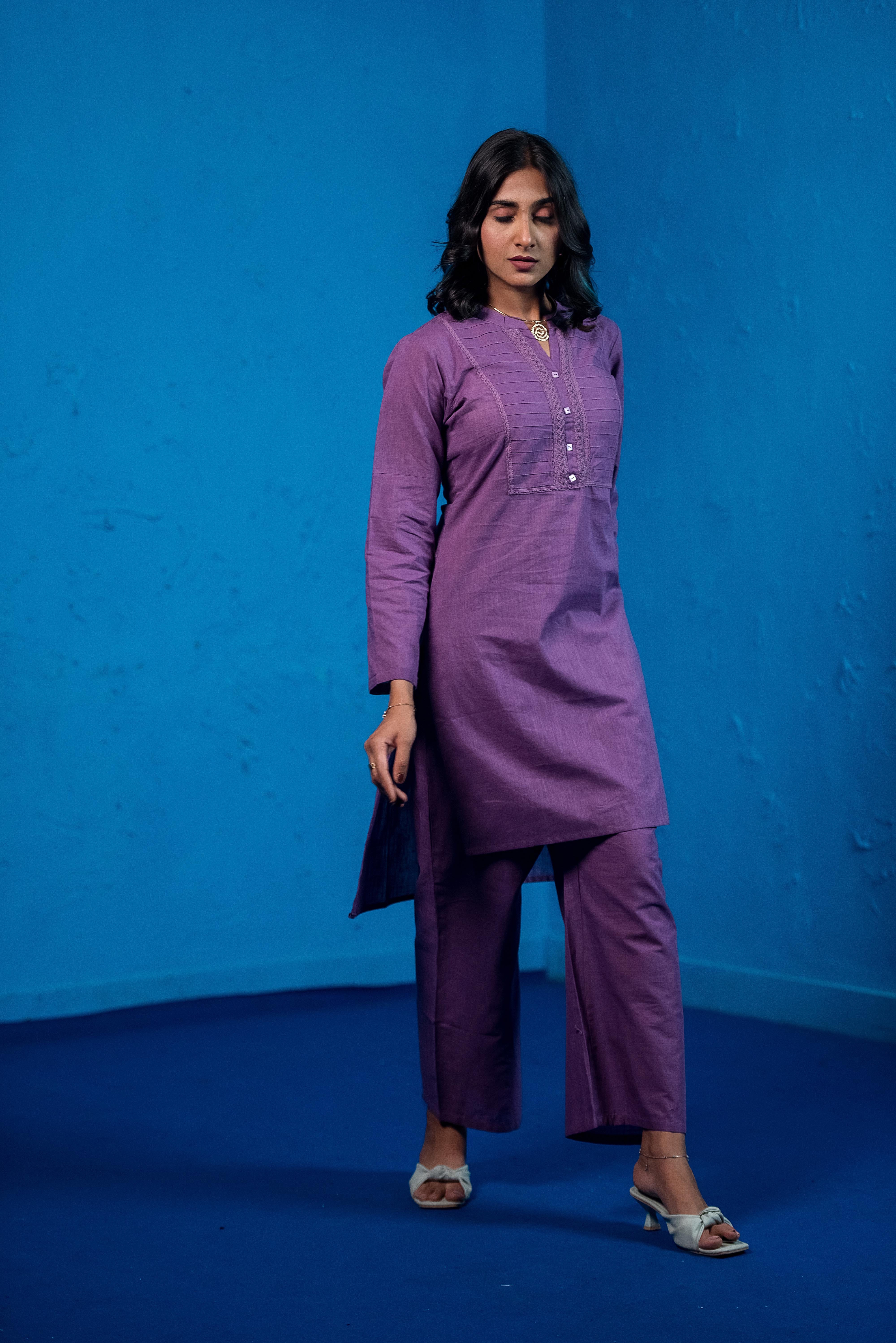 Classic Purple Co-ord Set