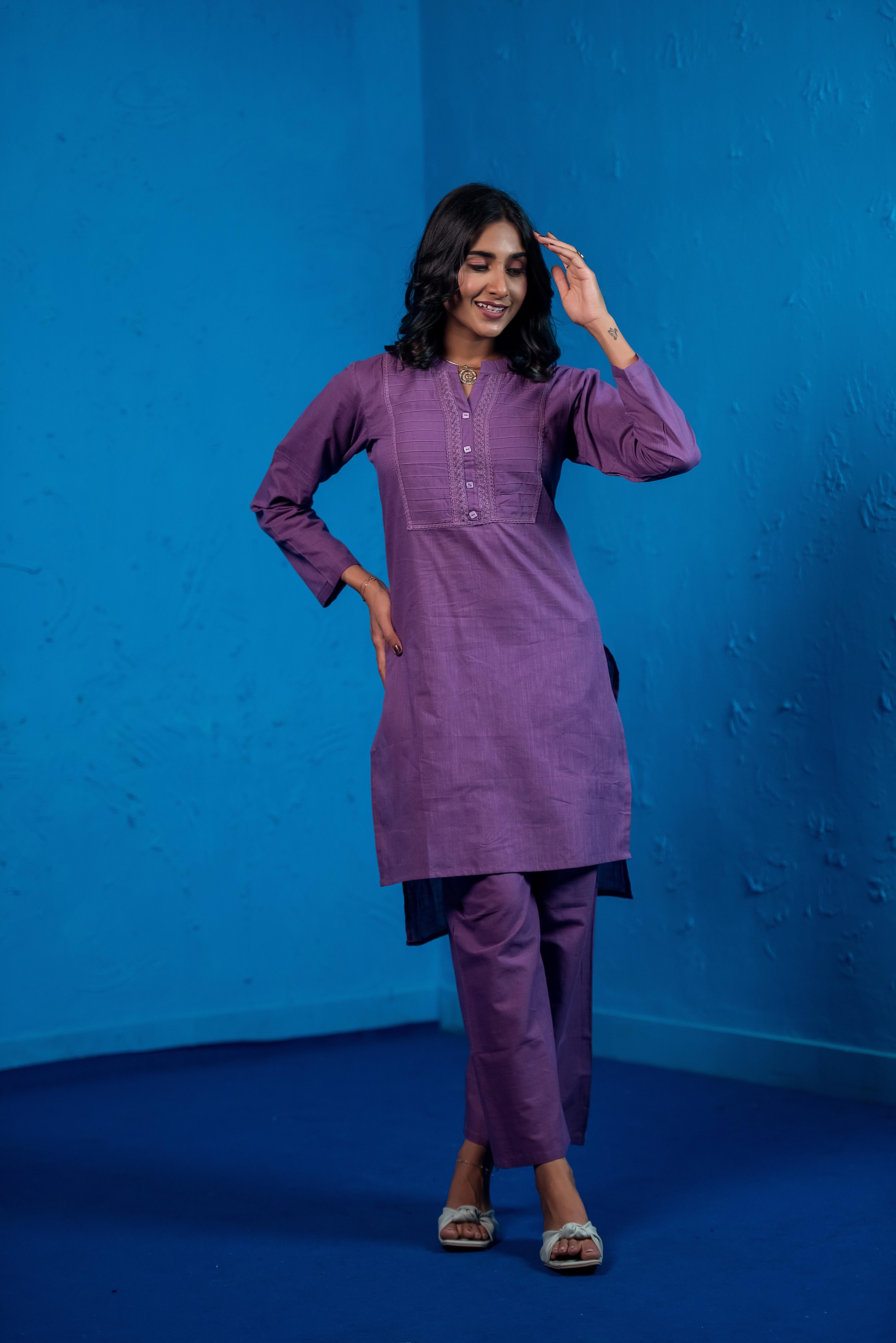 Classic Purple Co-ord Set