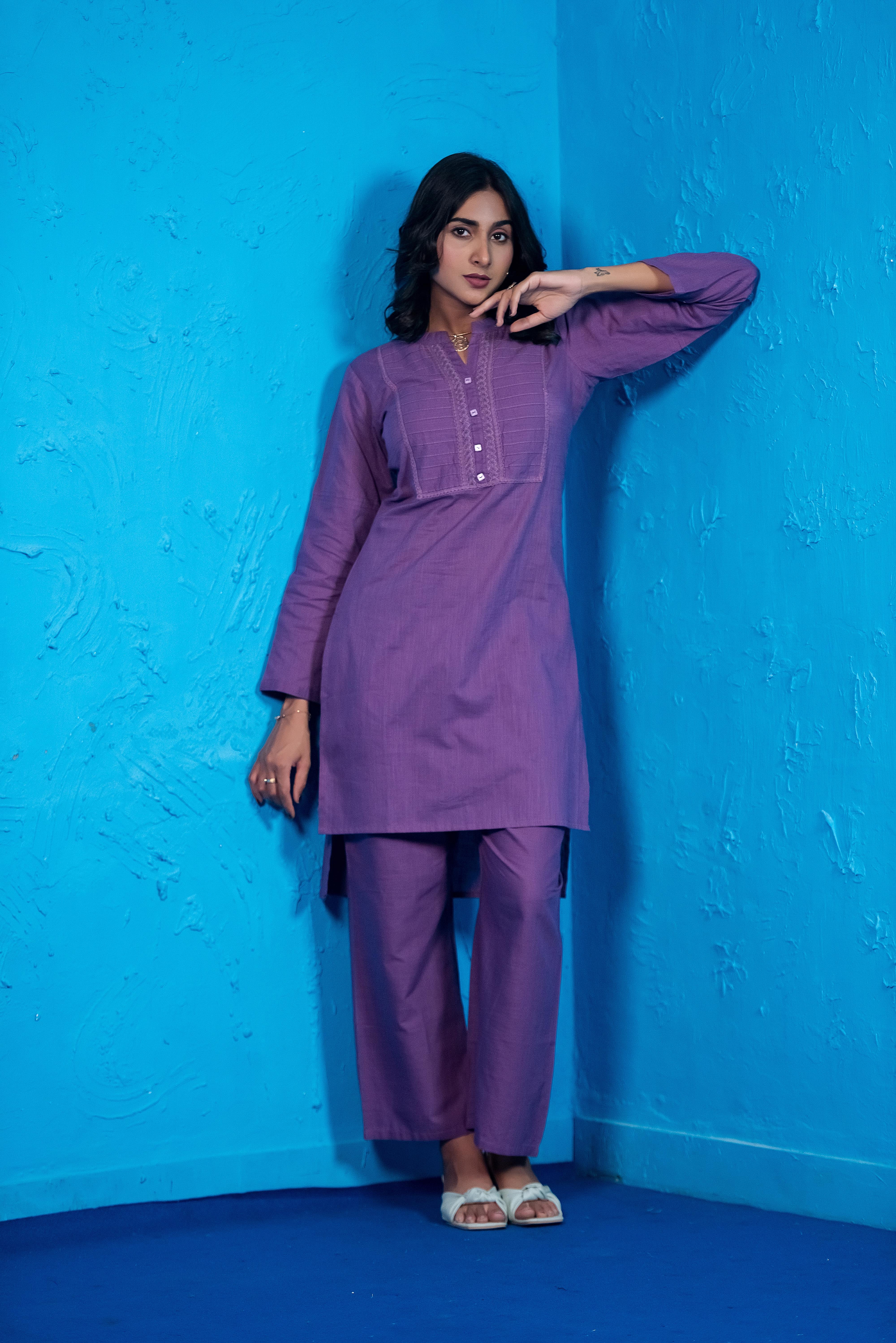 Classic Purple Co-ord Set