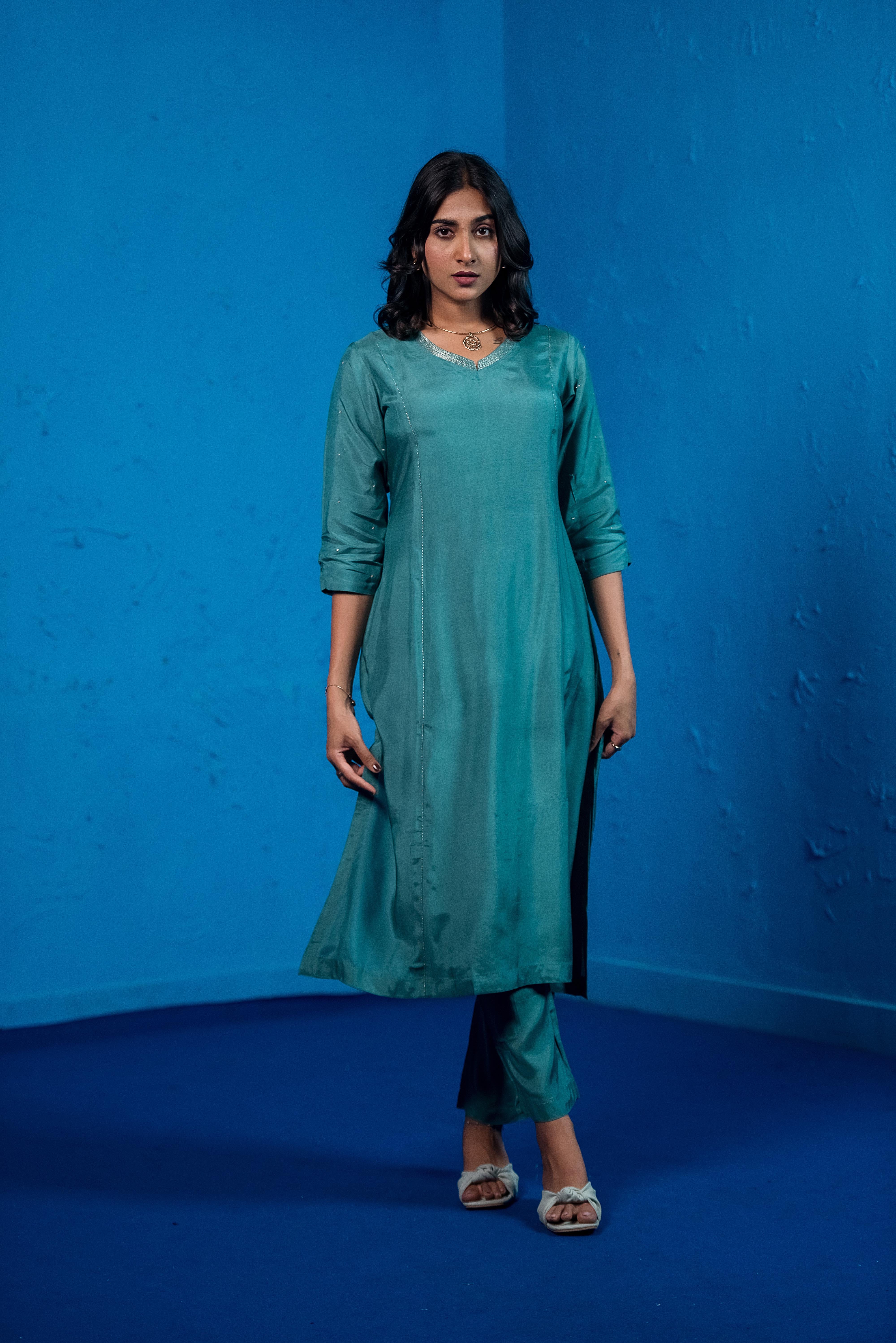 Classic Green Co-ord Elegance