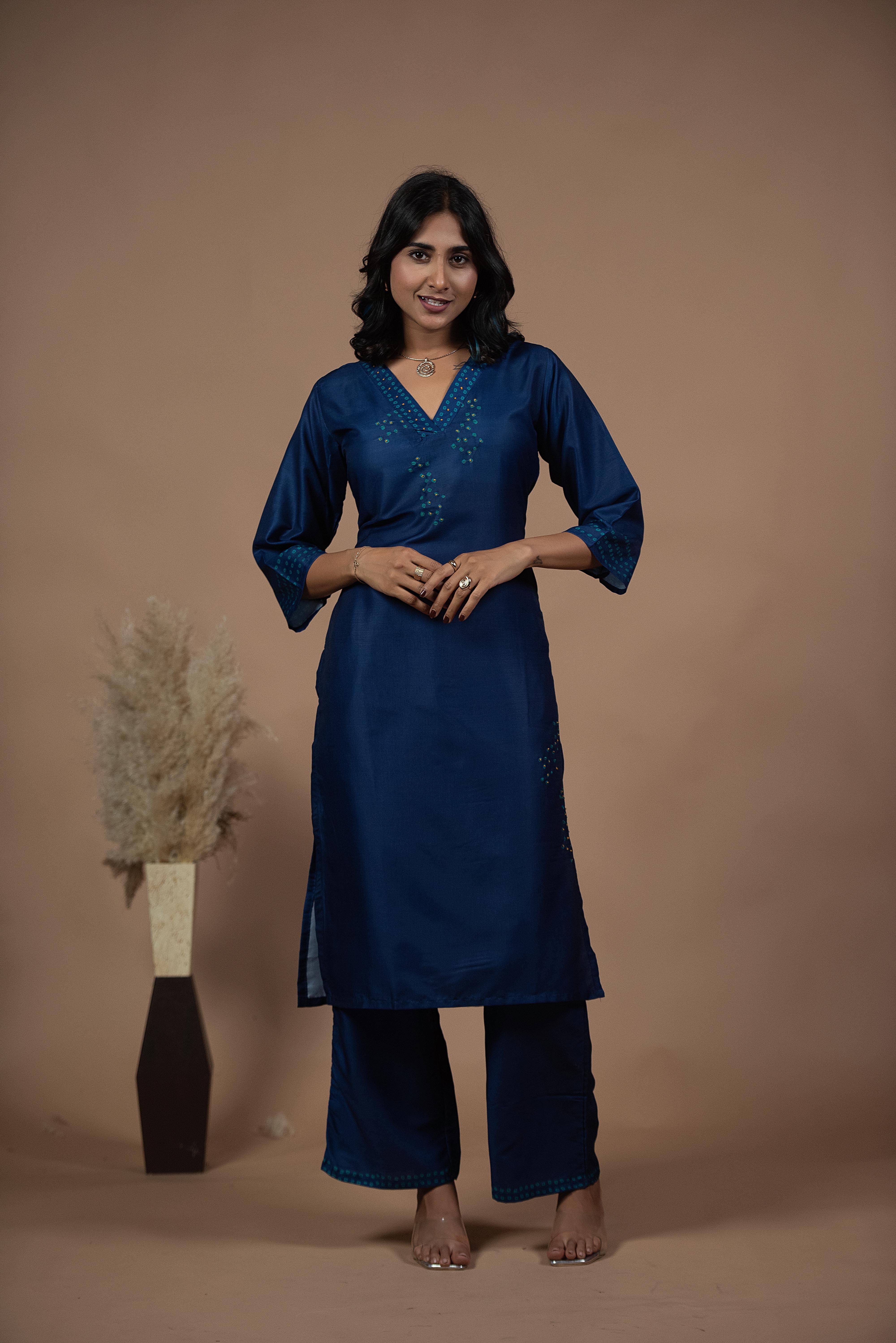 Refined Blue Co-ord Set