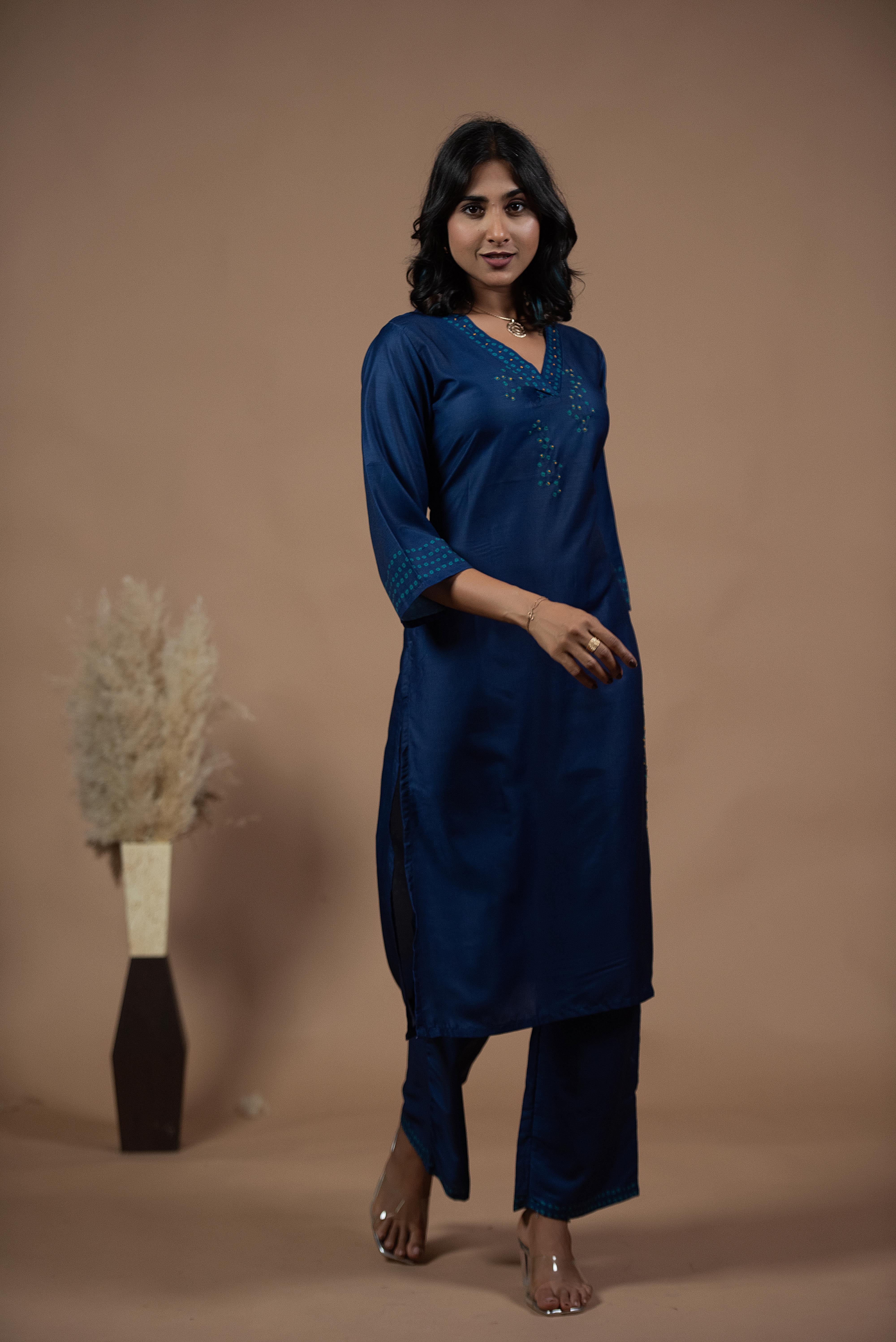 Refined Blue Co-ord Set