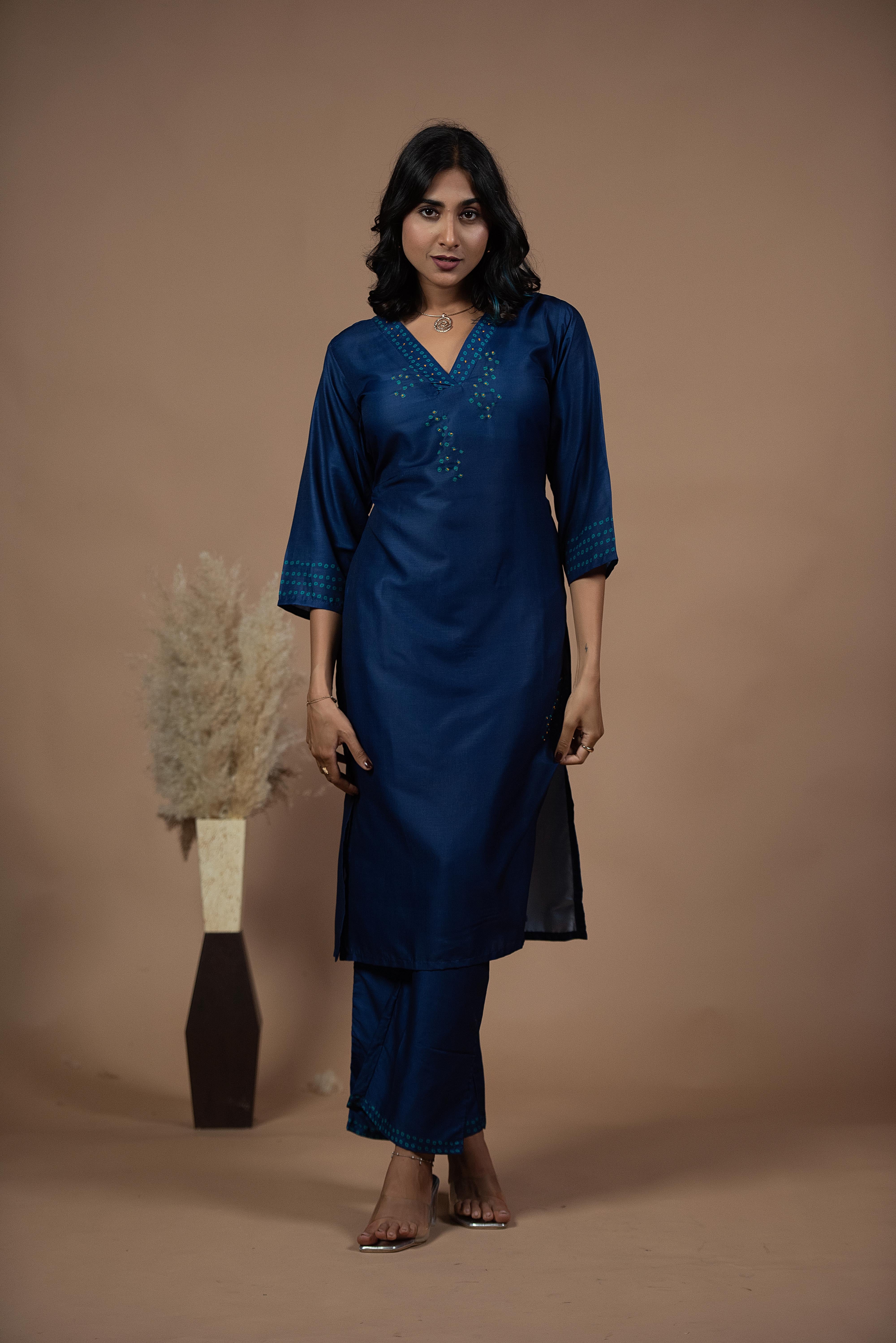 Refined Blue Co-ord Set