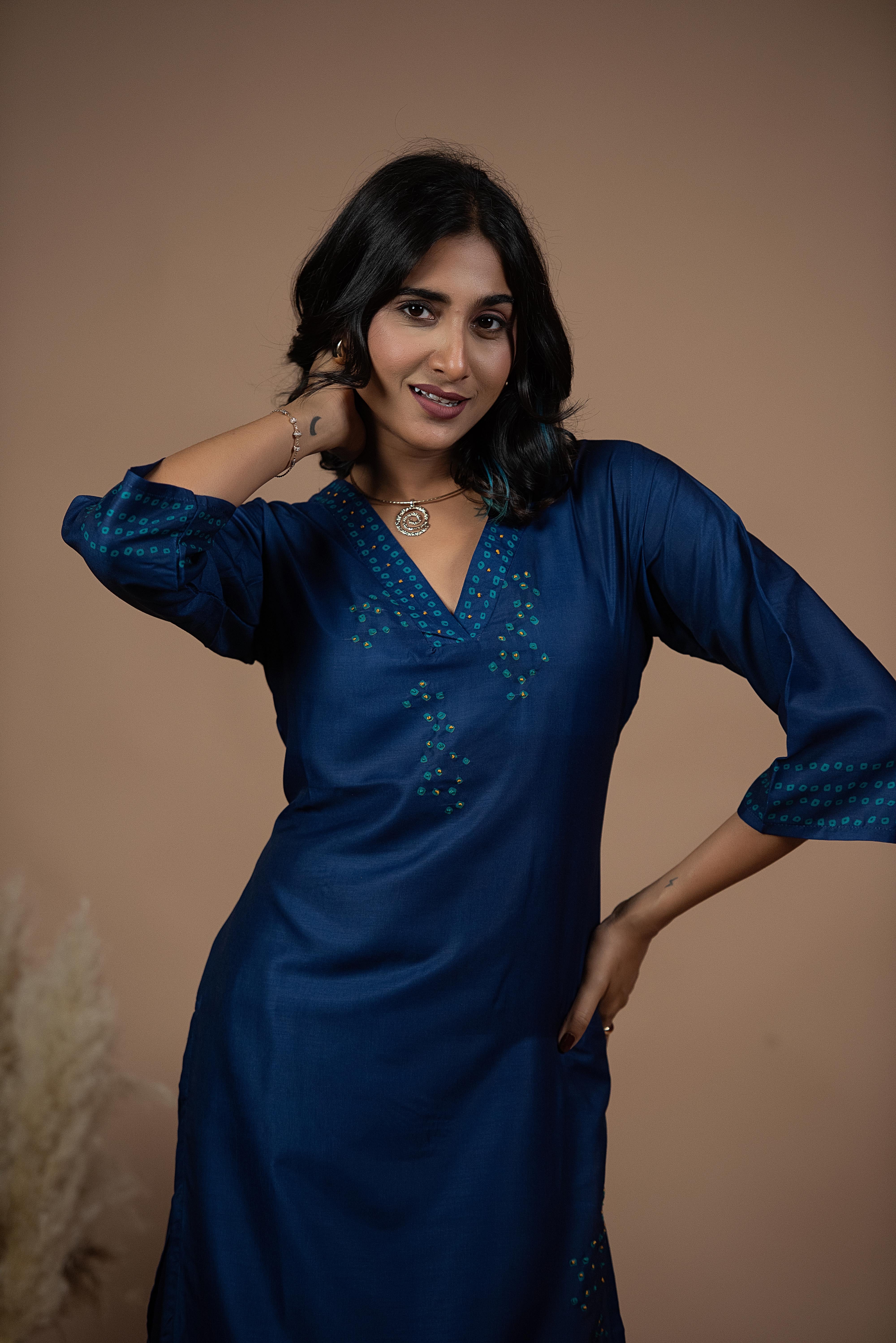 Refined Blue Co-ord Set