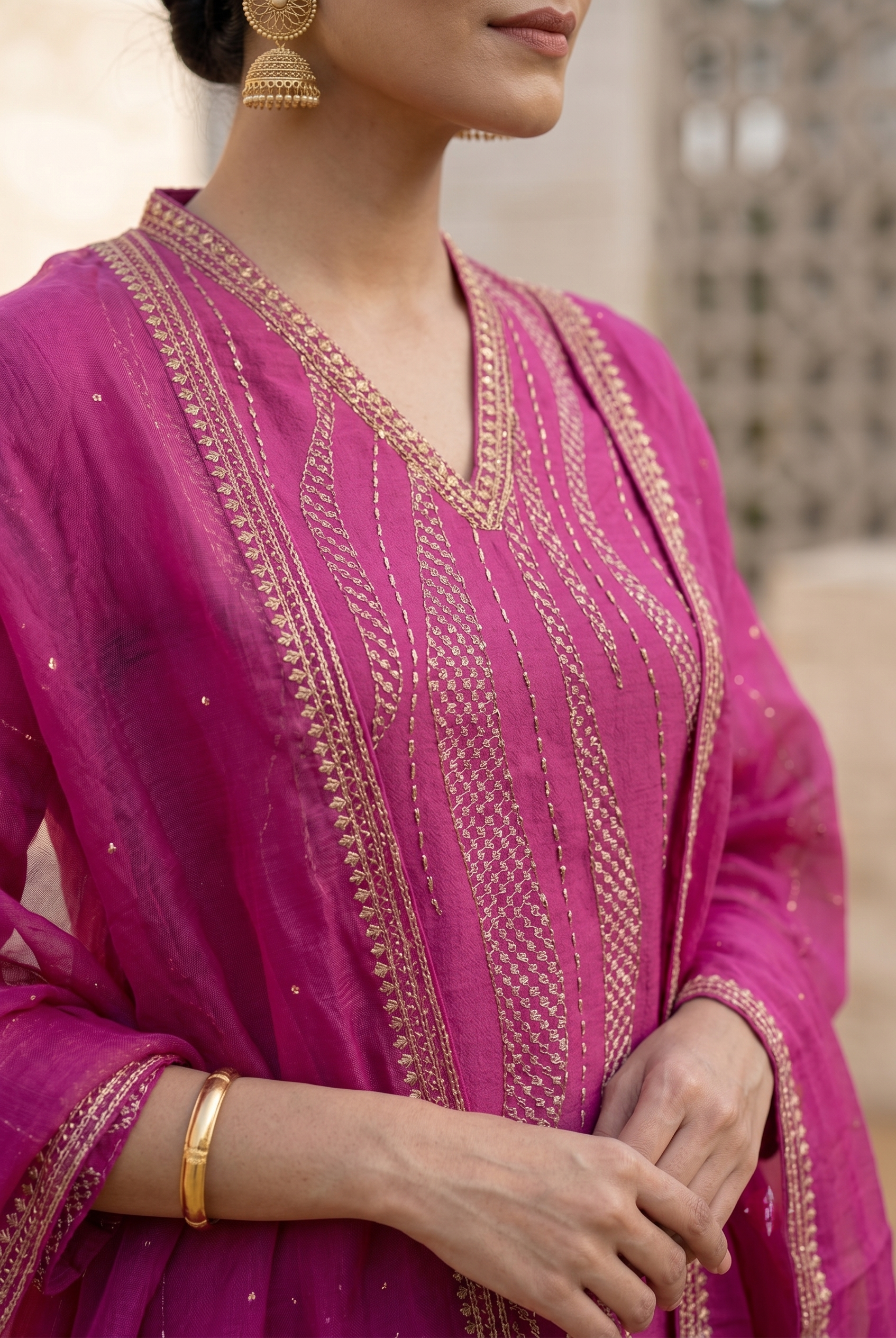 Rani Muslin Straight Suit Set