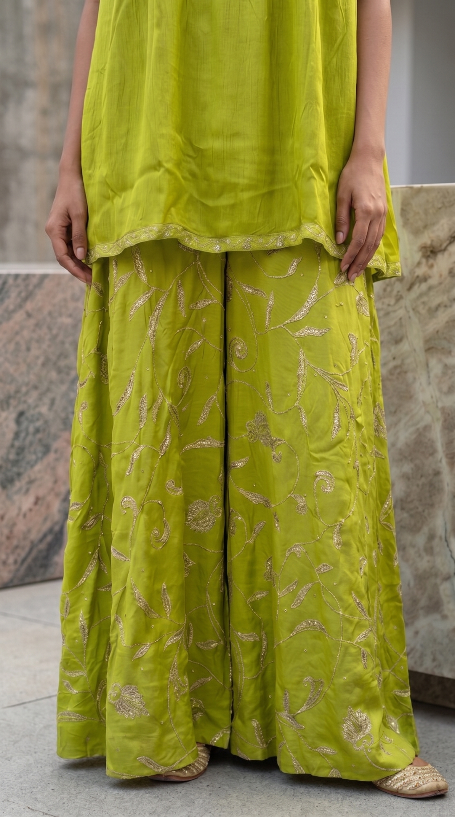 Graceful L.Green Co-ord Set