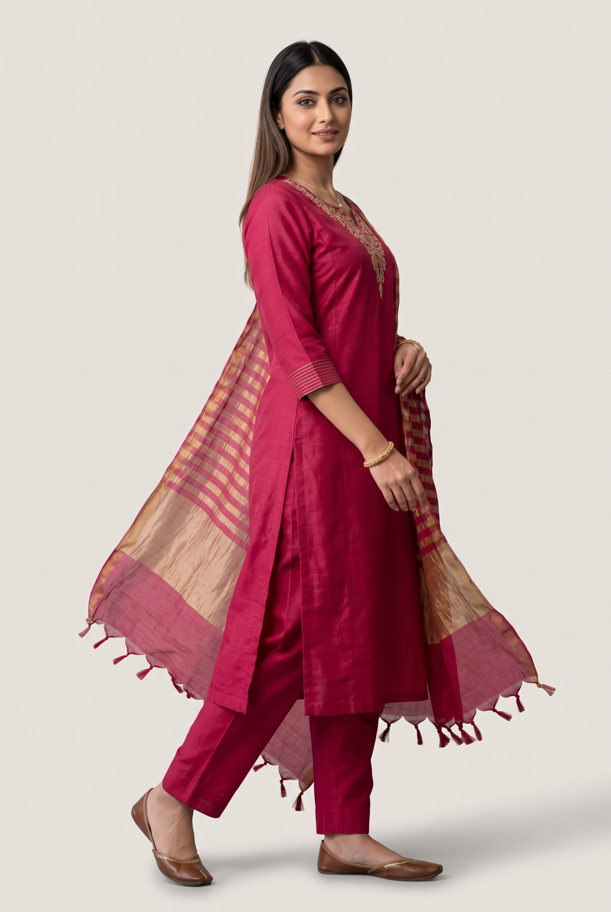 Rani Straight Silk Salwar Suit