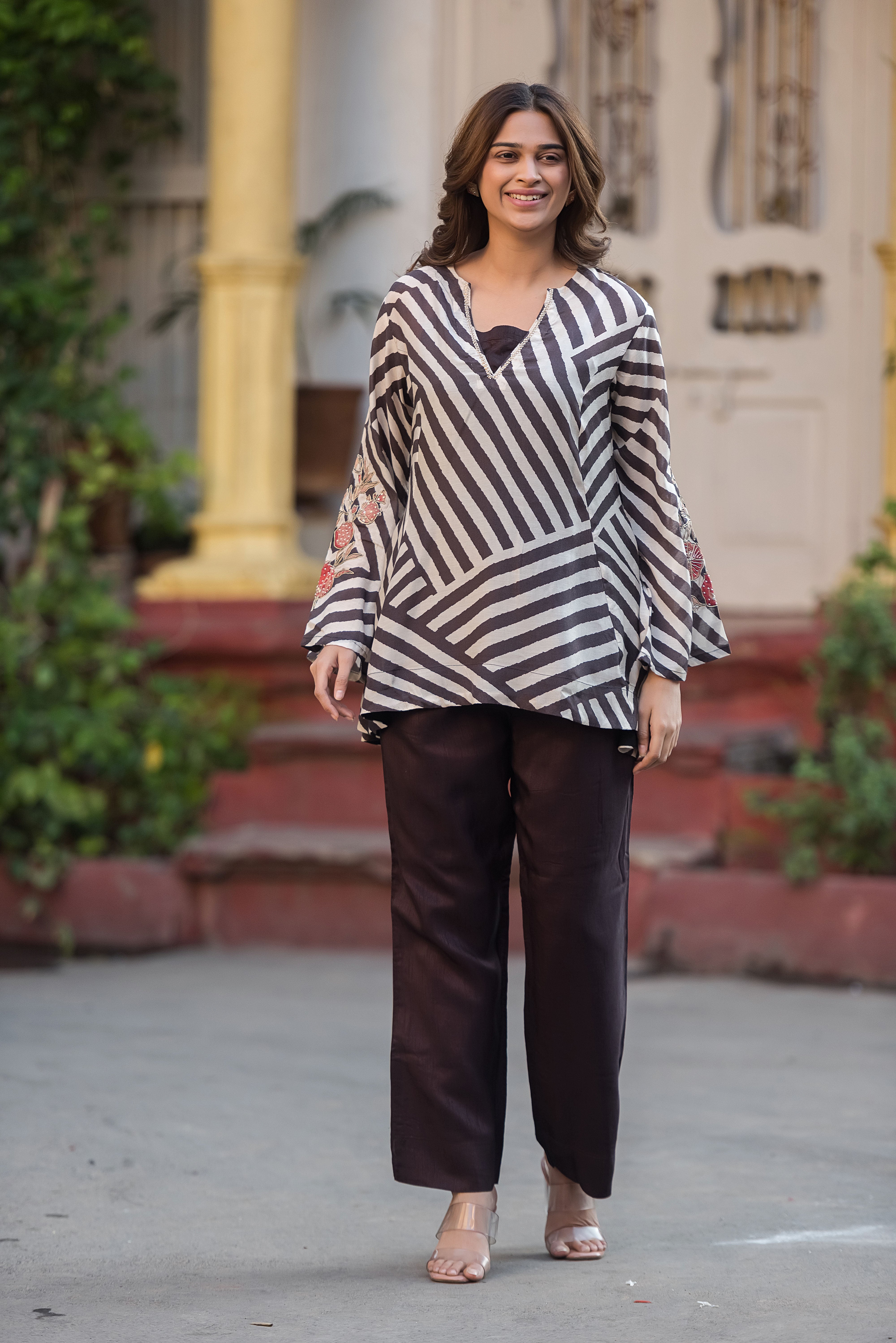 Magenta Digital Maslin Co-Ord Set