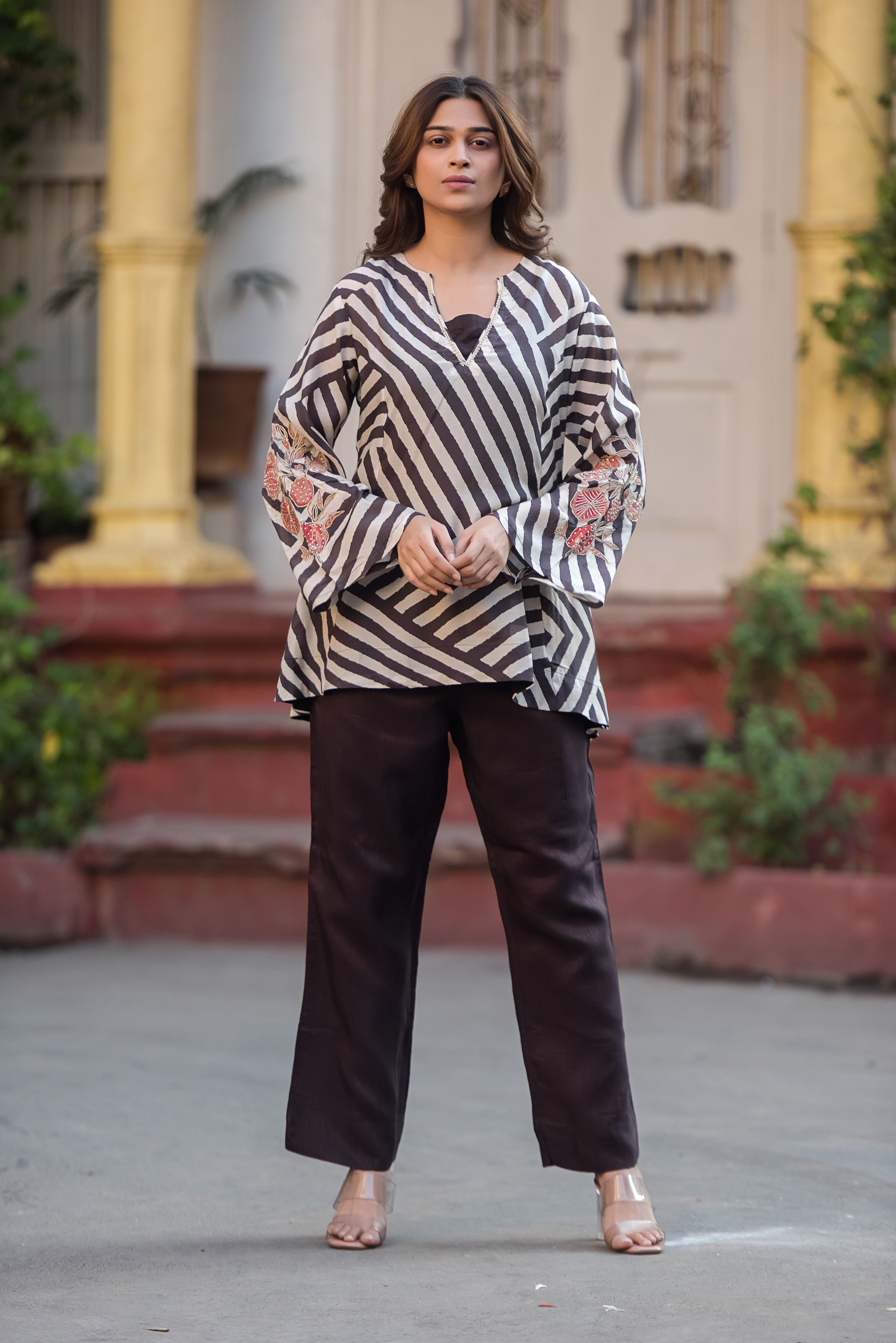 Magenta Digital Maslin Co-Ord Set