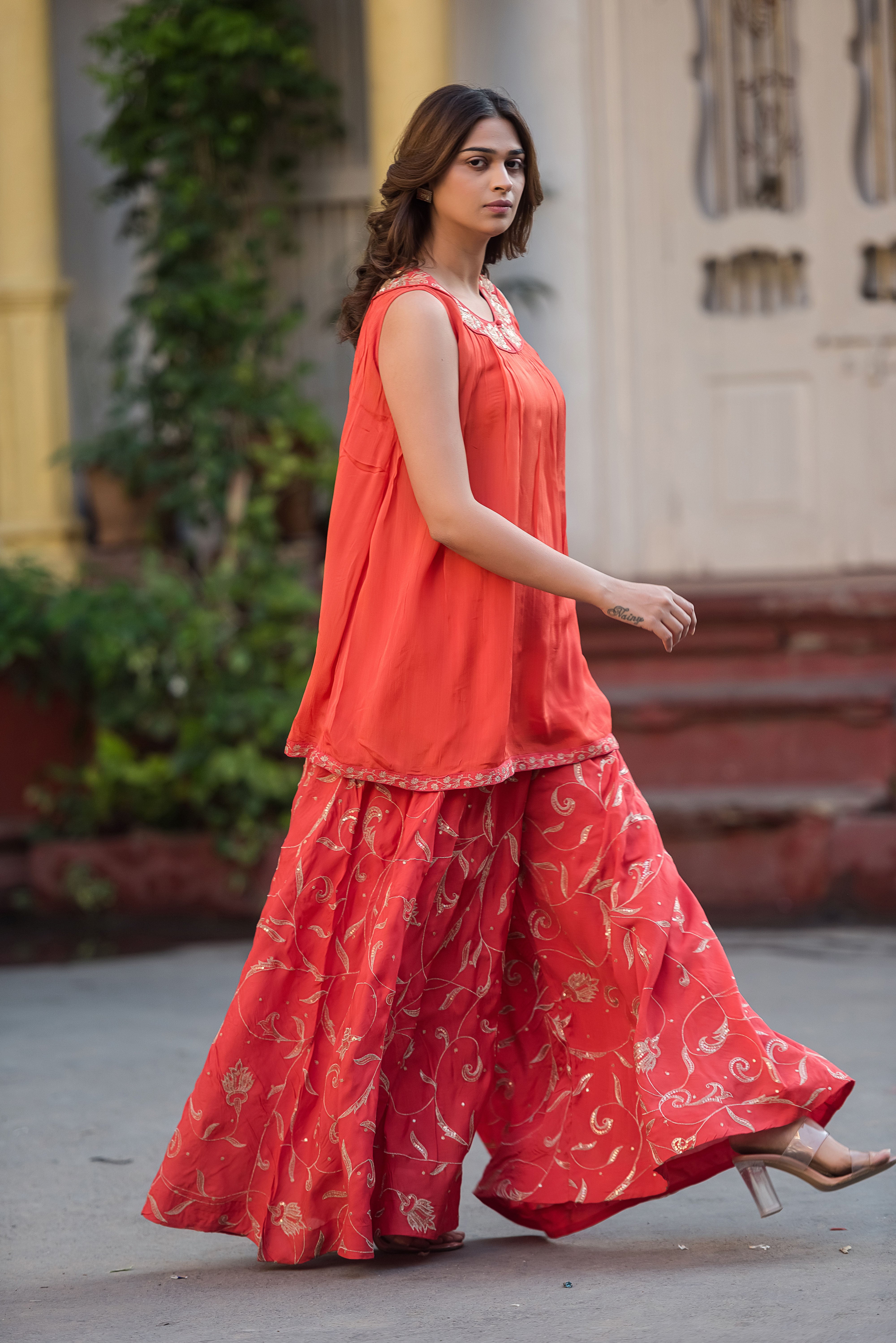 Vibrant Orange Co-ord Set