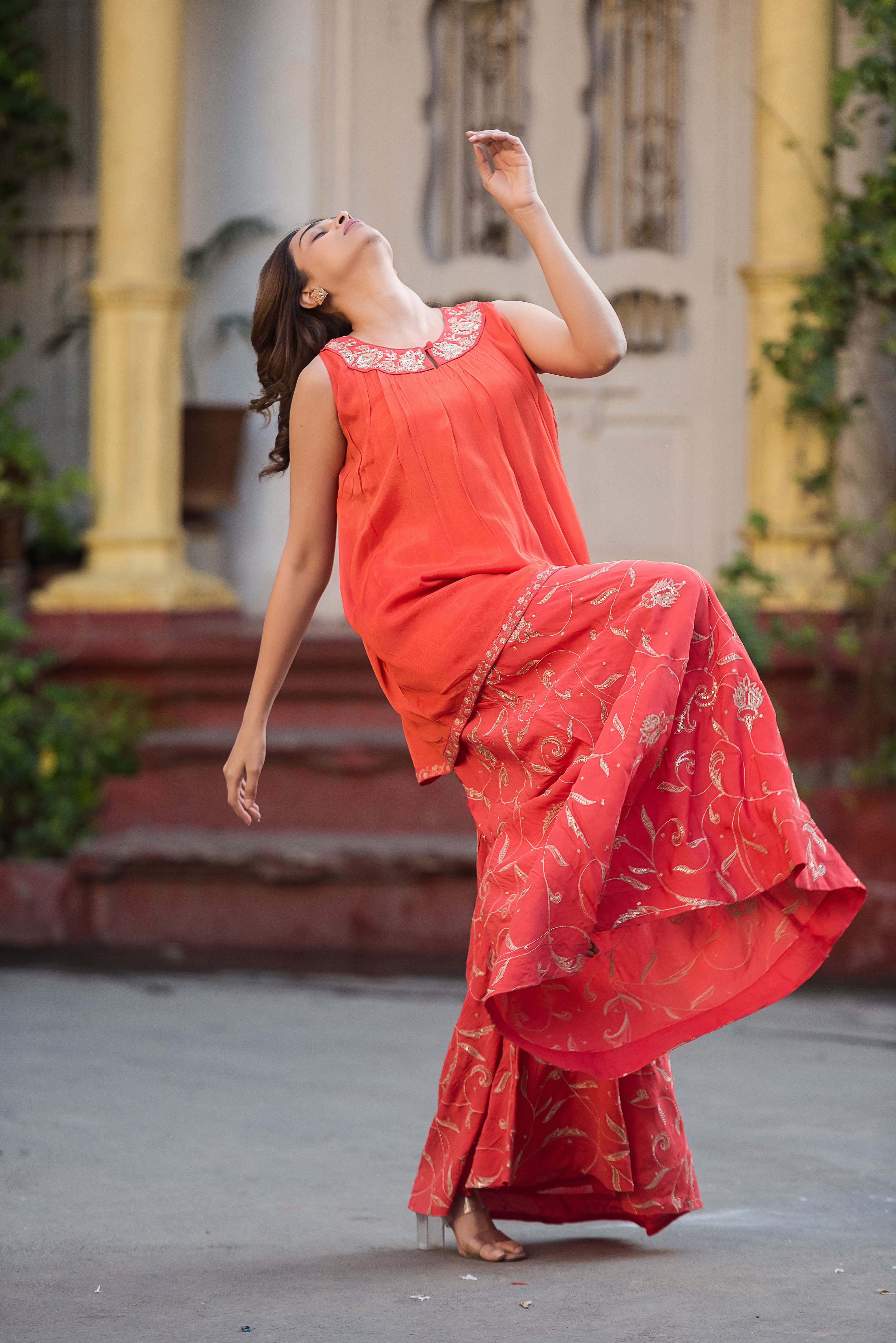 Vibrant Orange Co-ord Set