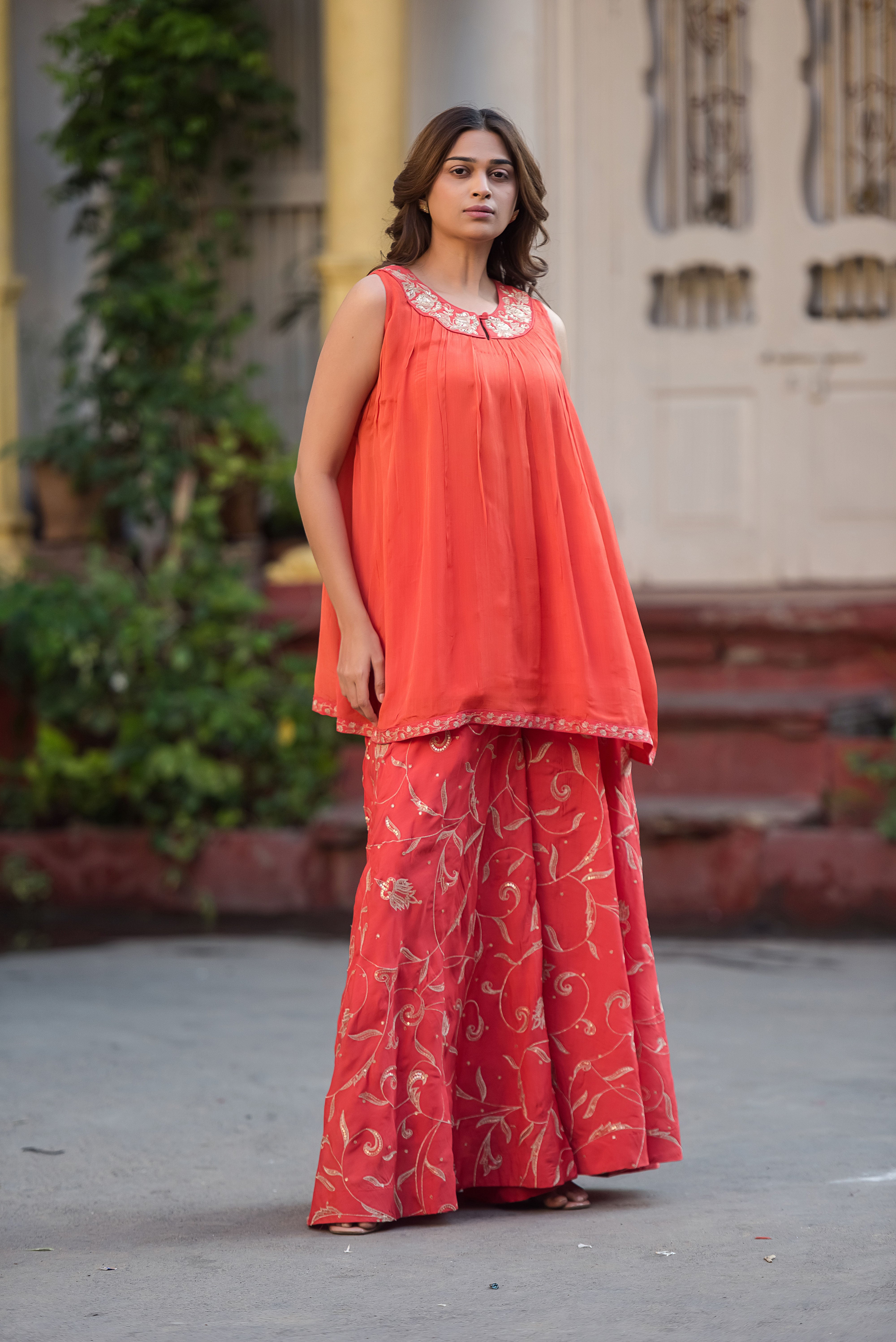 Vibrant Orange Co-ord Set