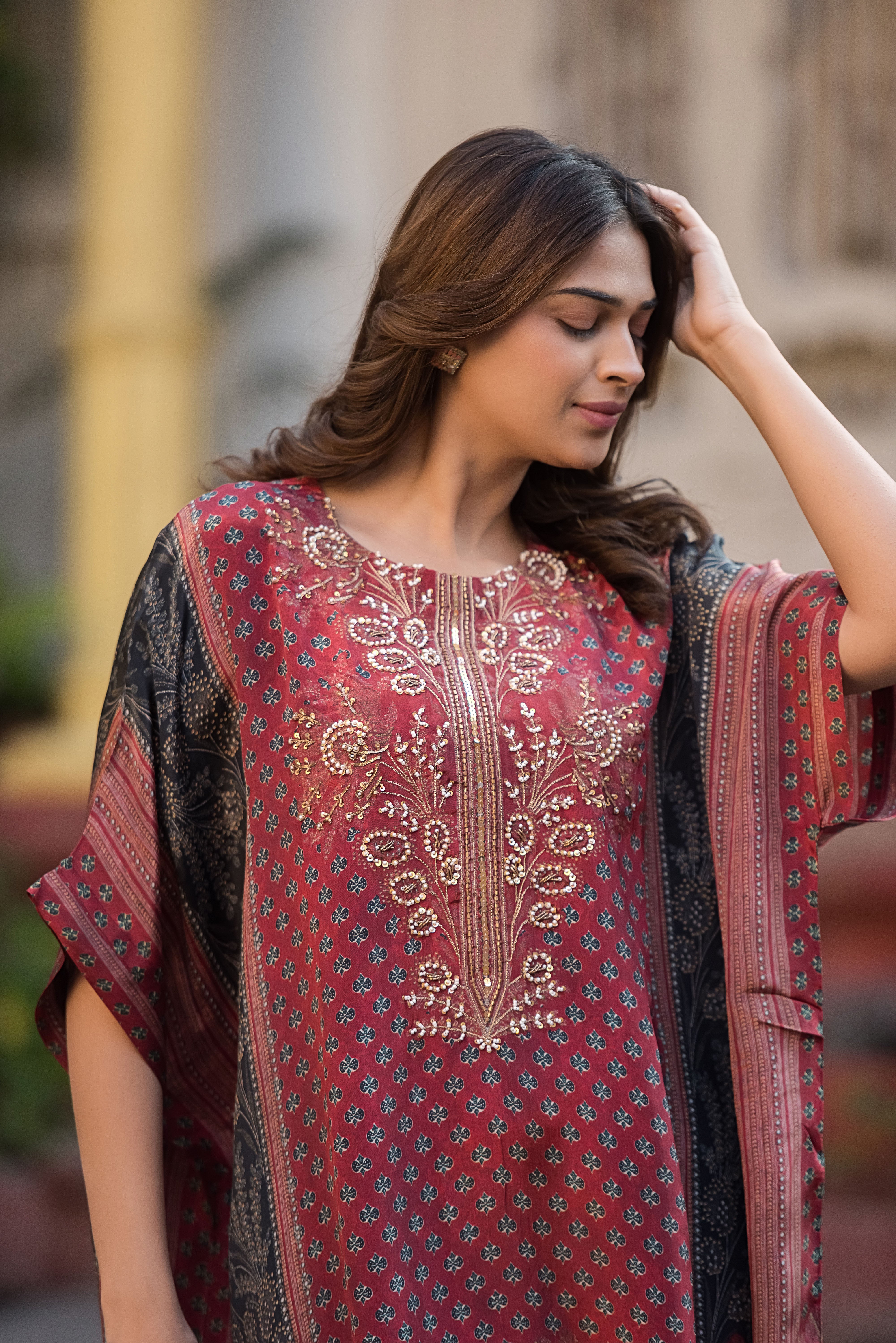 Rich Maroon Co-Ord Set