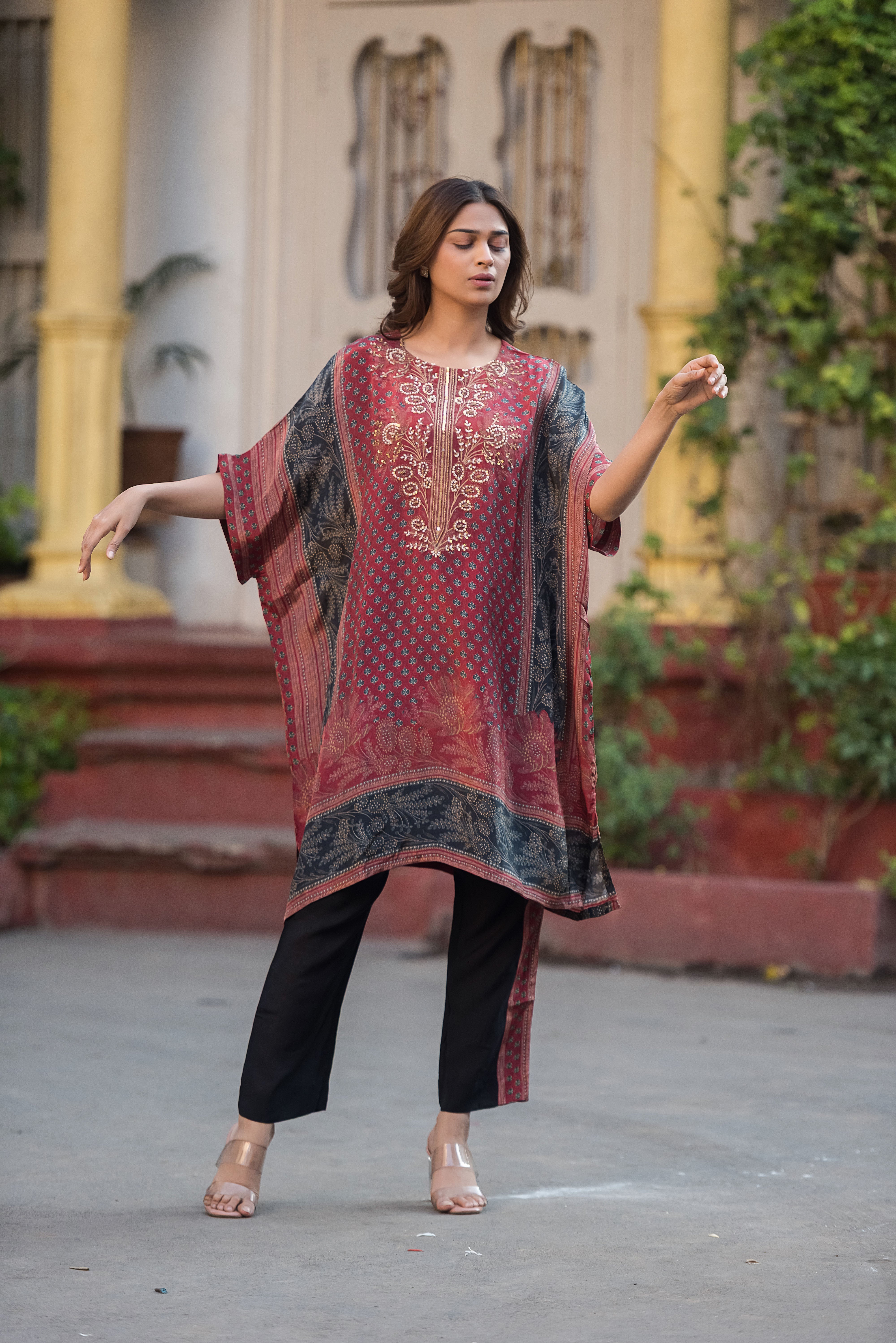 Rich Maroon Co-Ord Set