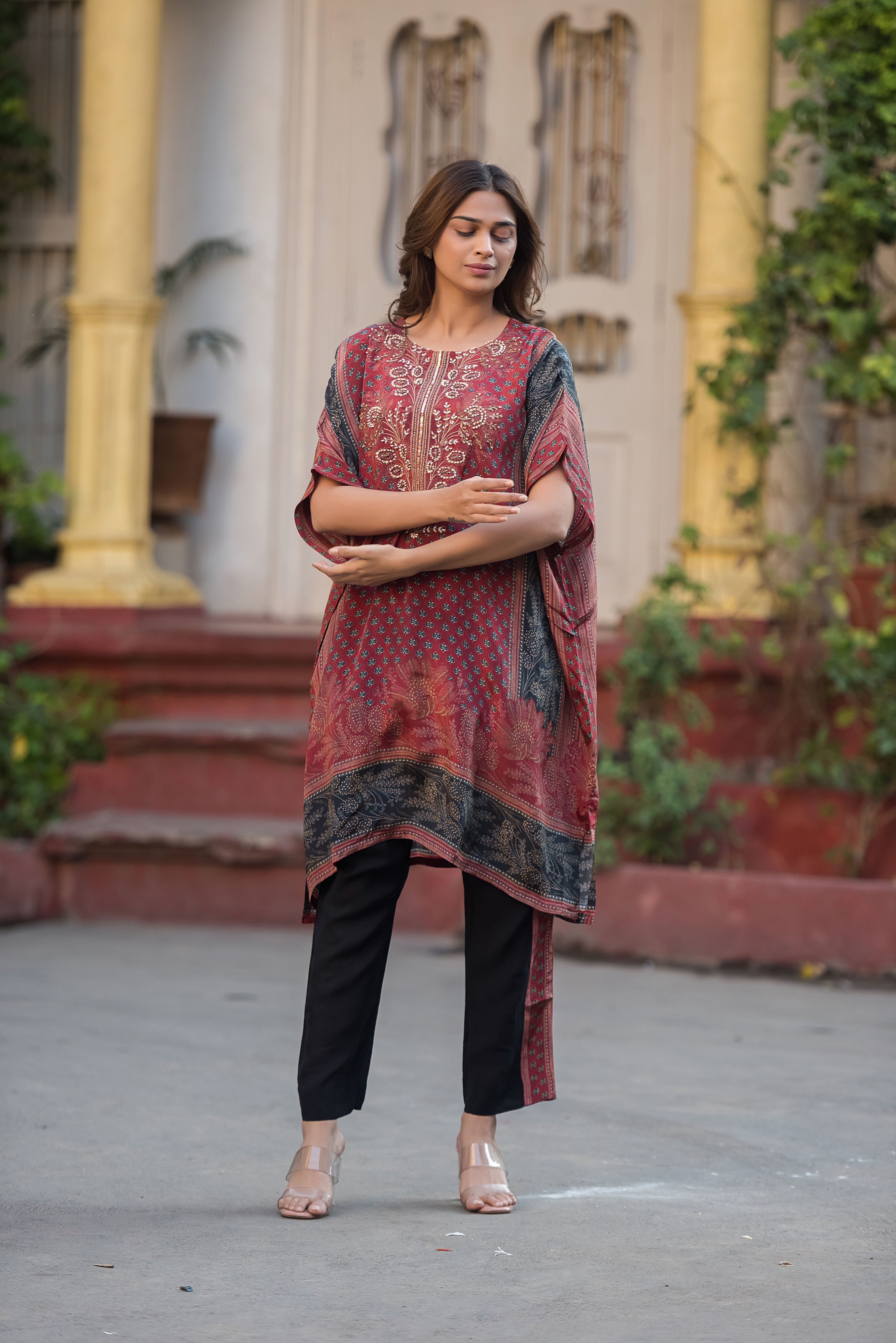 Rich Maroon Co-Ord Set