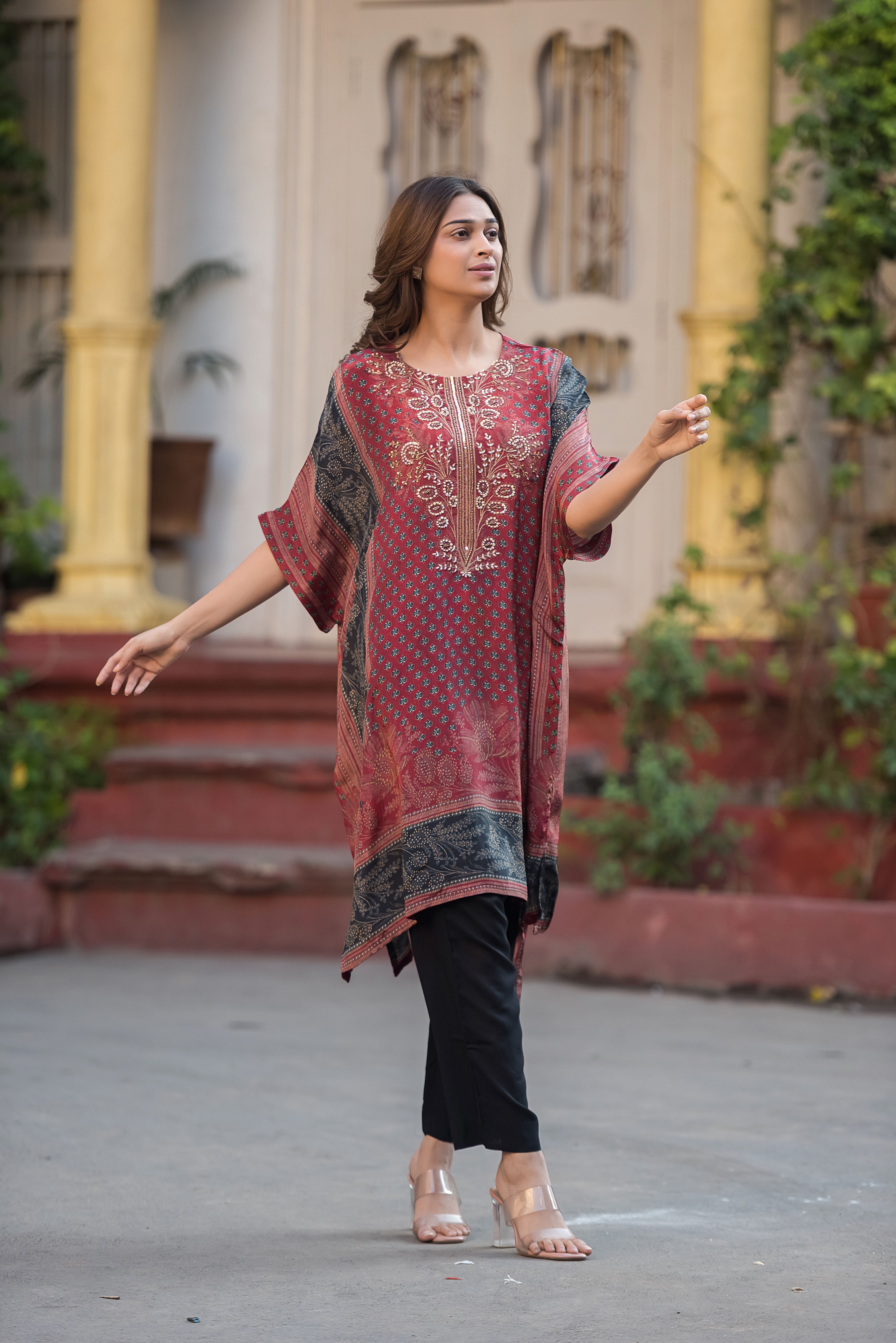 Rich Maroon Co-Ord Set