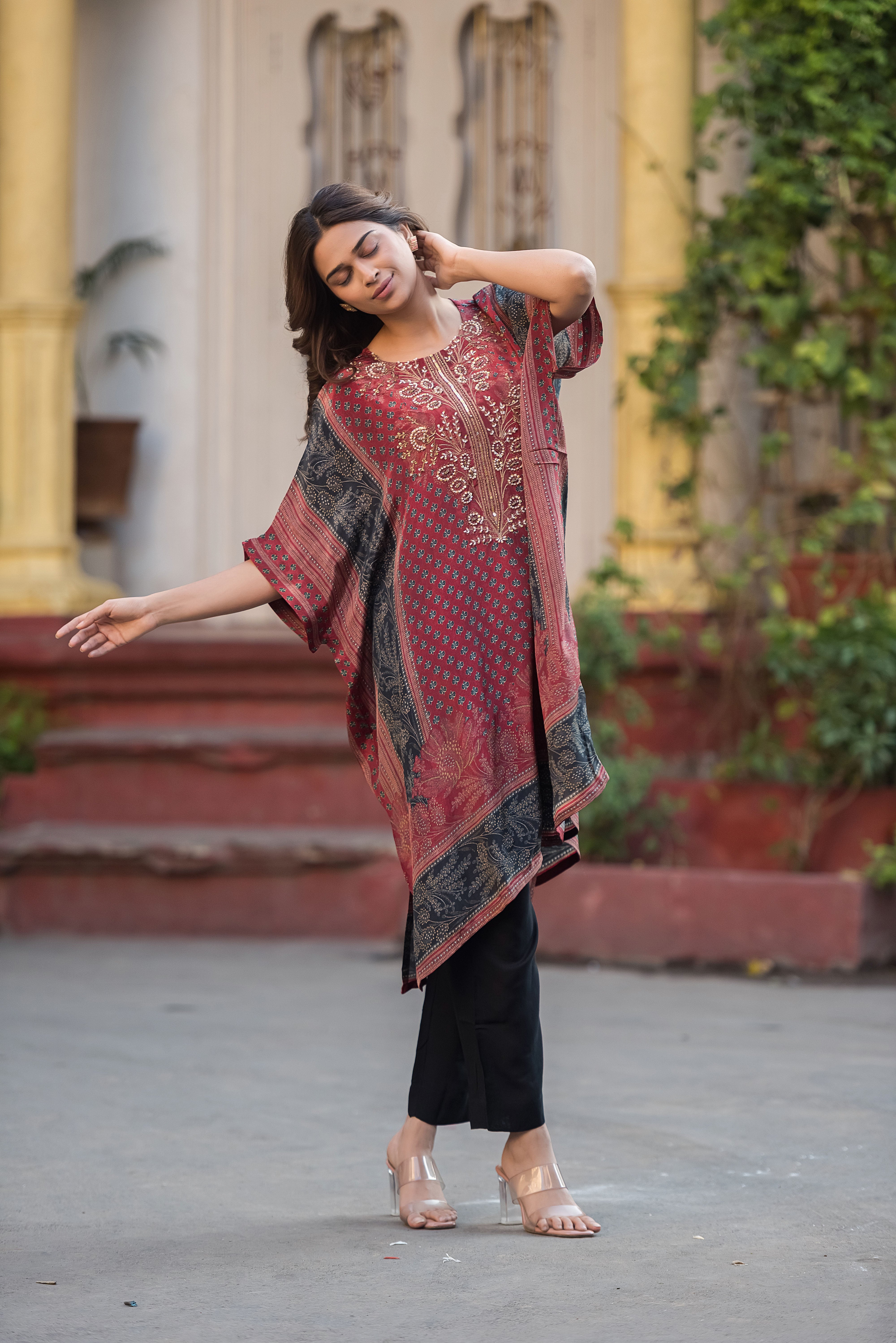 Rich Maroon Co-Ord Set