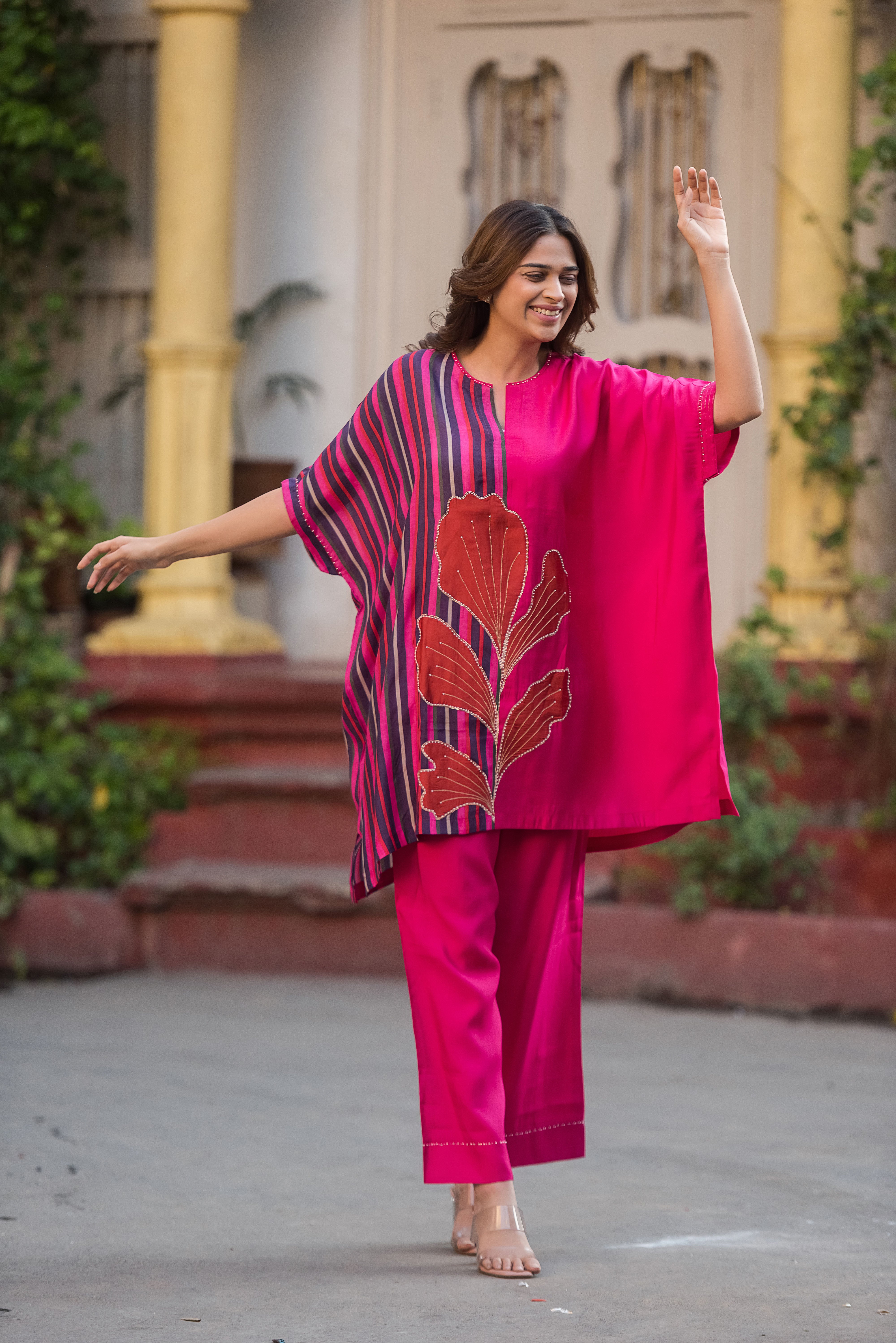 Pink Muslin Co-Ord Set