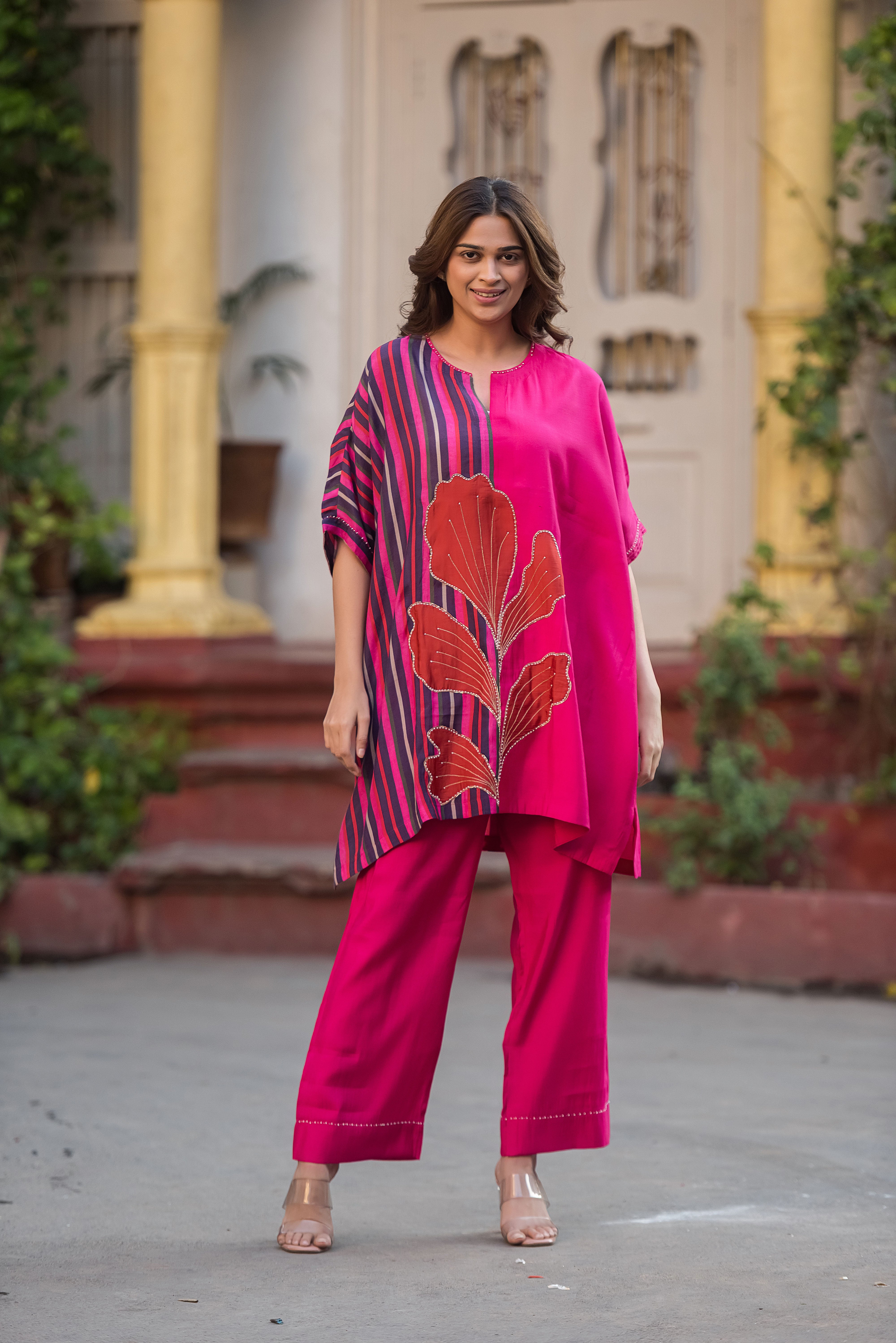 Pink Muslin Co-Ord Set