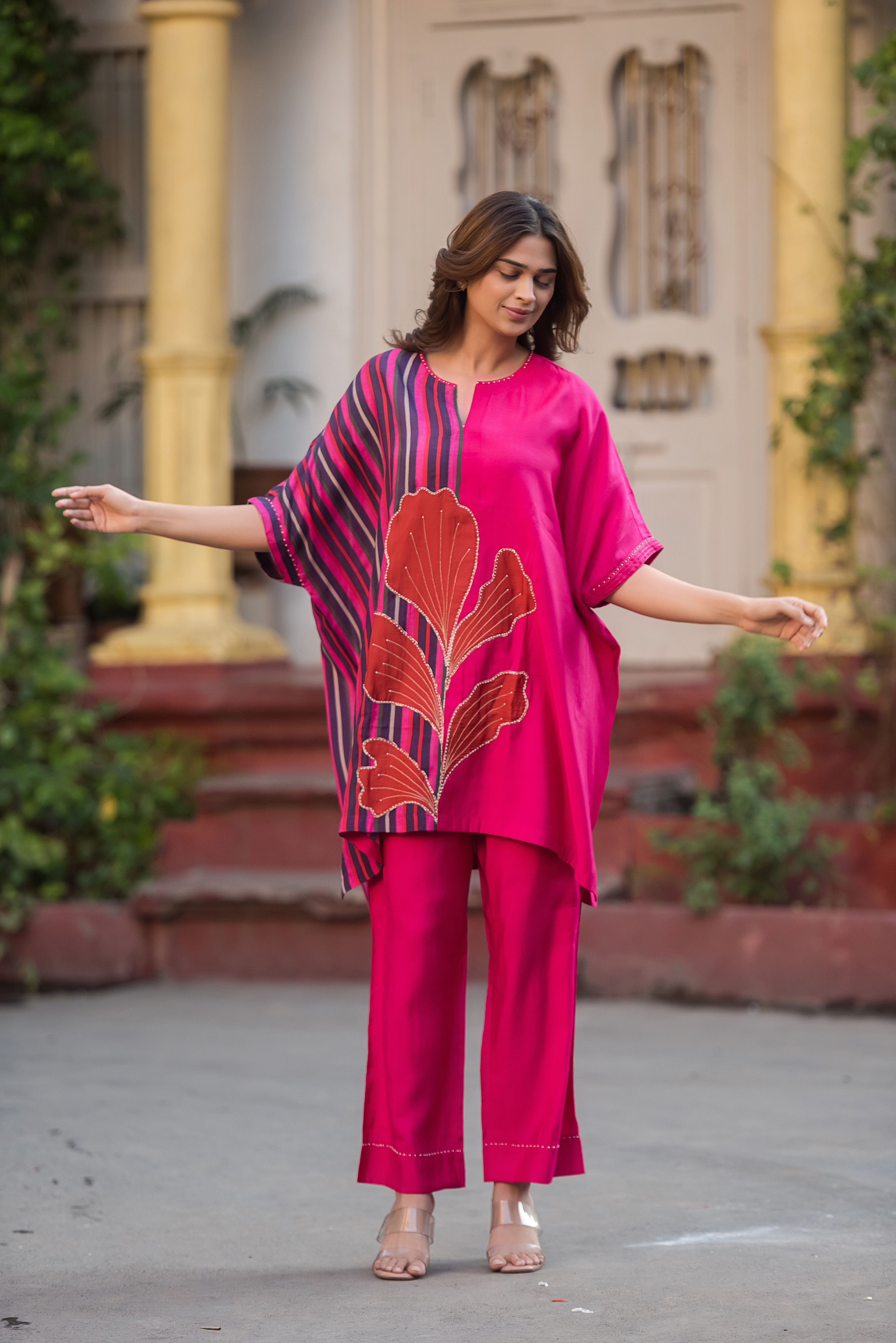 Pink Muslin Co-Ord Set