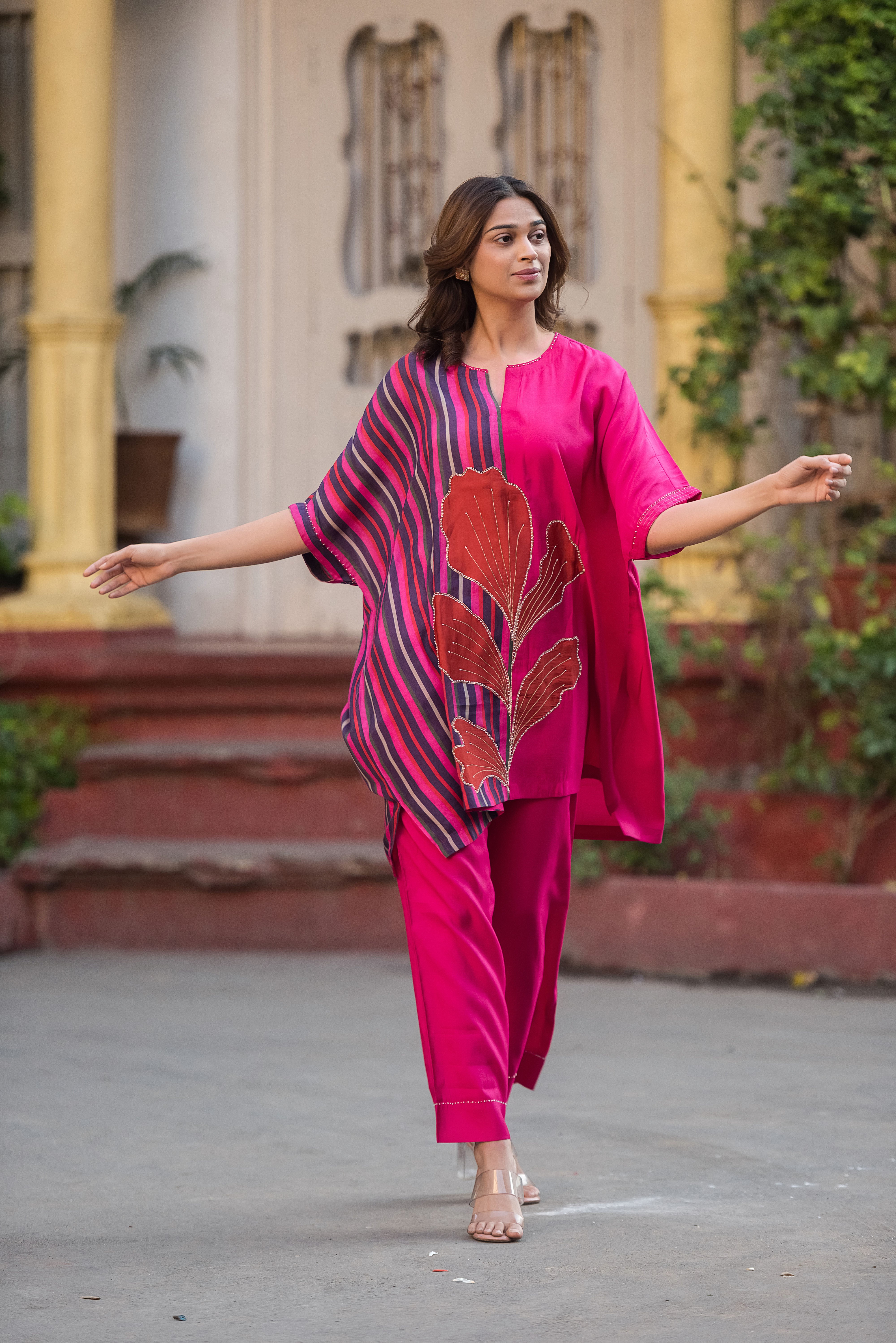 Pink Muslin Co-Ord Set