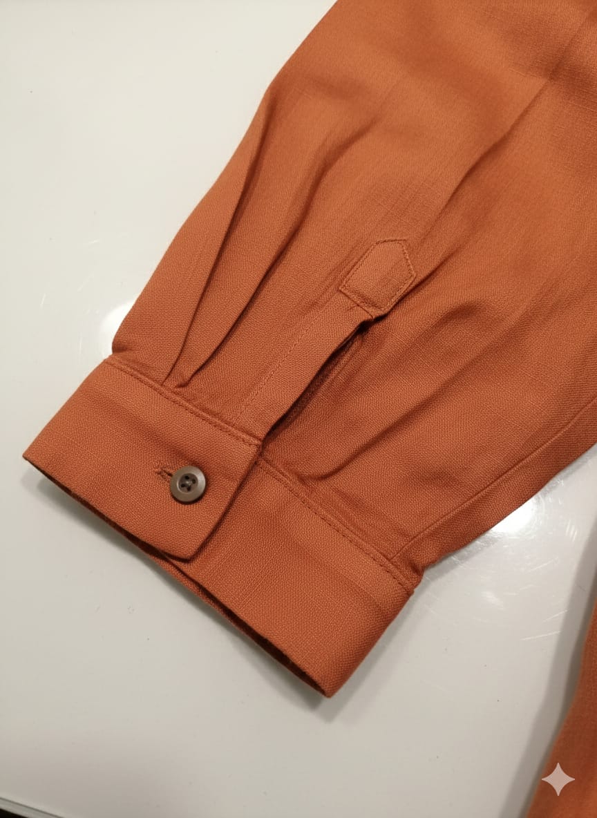 Women's Casual Shirt with Floral Embroidery