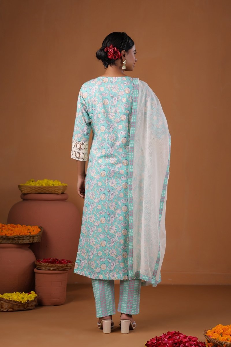 PAYAL Blue Kurta Suit Set for Anyday - Payal