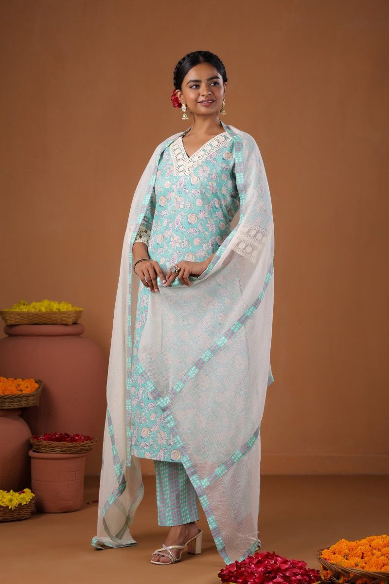 PAYAL Blue Kurta Suit Set for Anyday - Payal