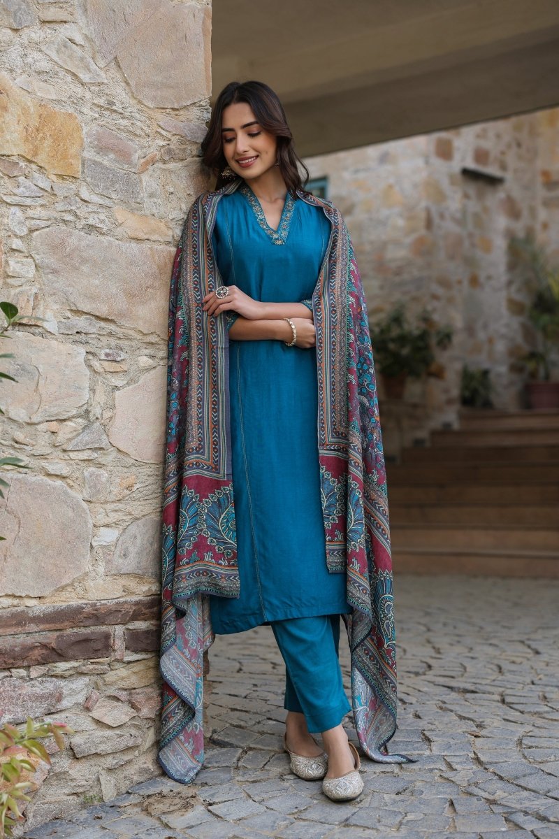 PAYAL Blue Kurta Suit Set for Anyday - Payal