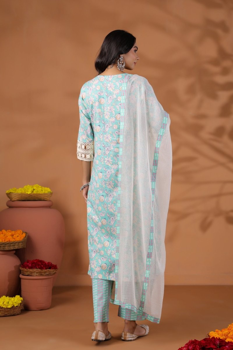 PAYAL Blue Kurta Suit Set for Anyday - Payal