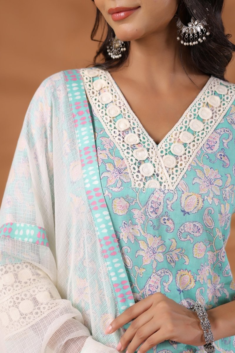 PAYAL Blue Kurta Suit Set for Anyday - Payal