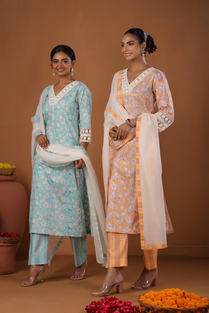 PAYAL Blue Kurta Suit Set for Anyday - Payal
