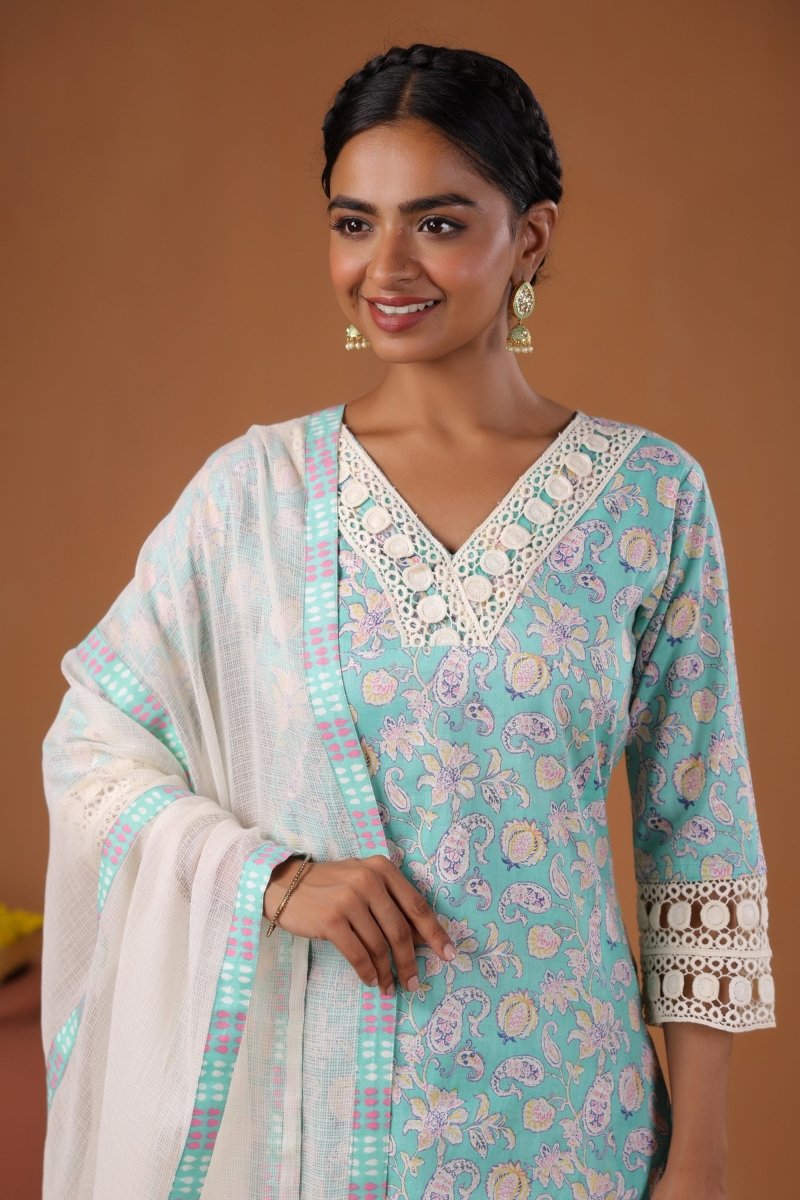 PAYAL Blue Kurta Suit Set for Anyday - Payal