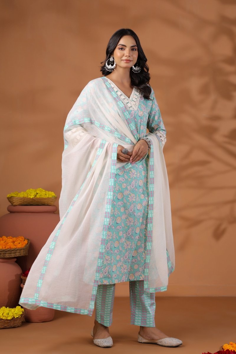 PAYAL Blue Kurta Suit Set for Anyday - Payal