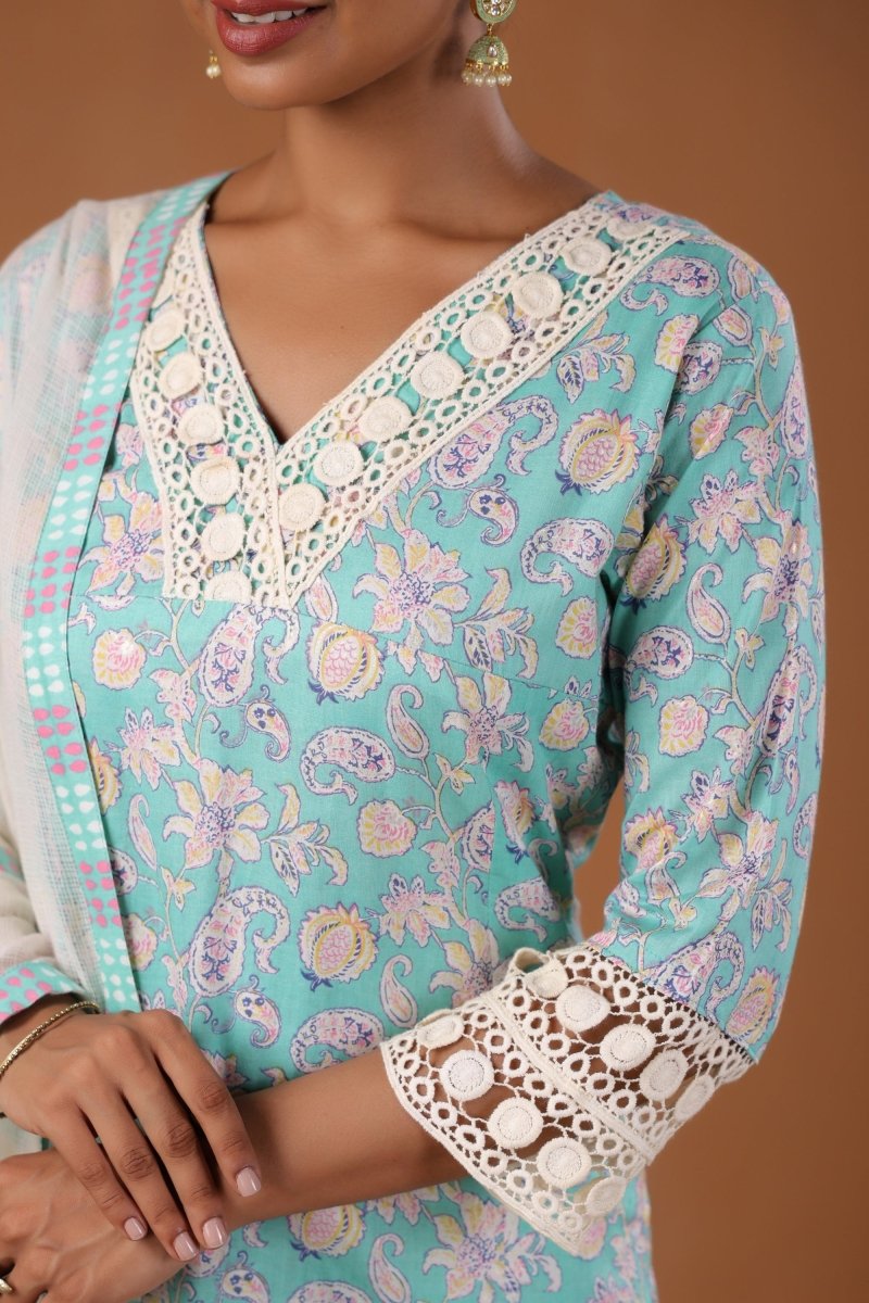 PAYAL Blue Kurta Suit Set for Anyday - Payal